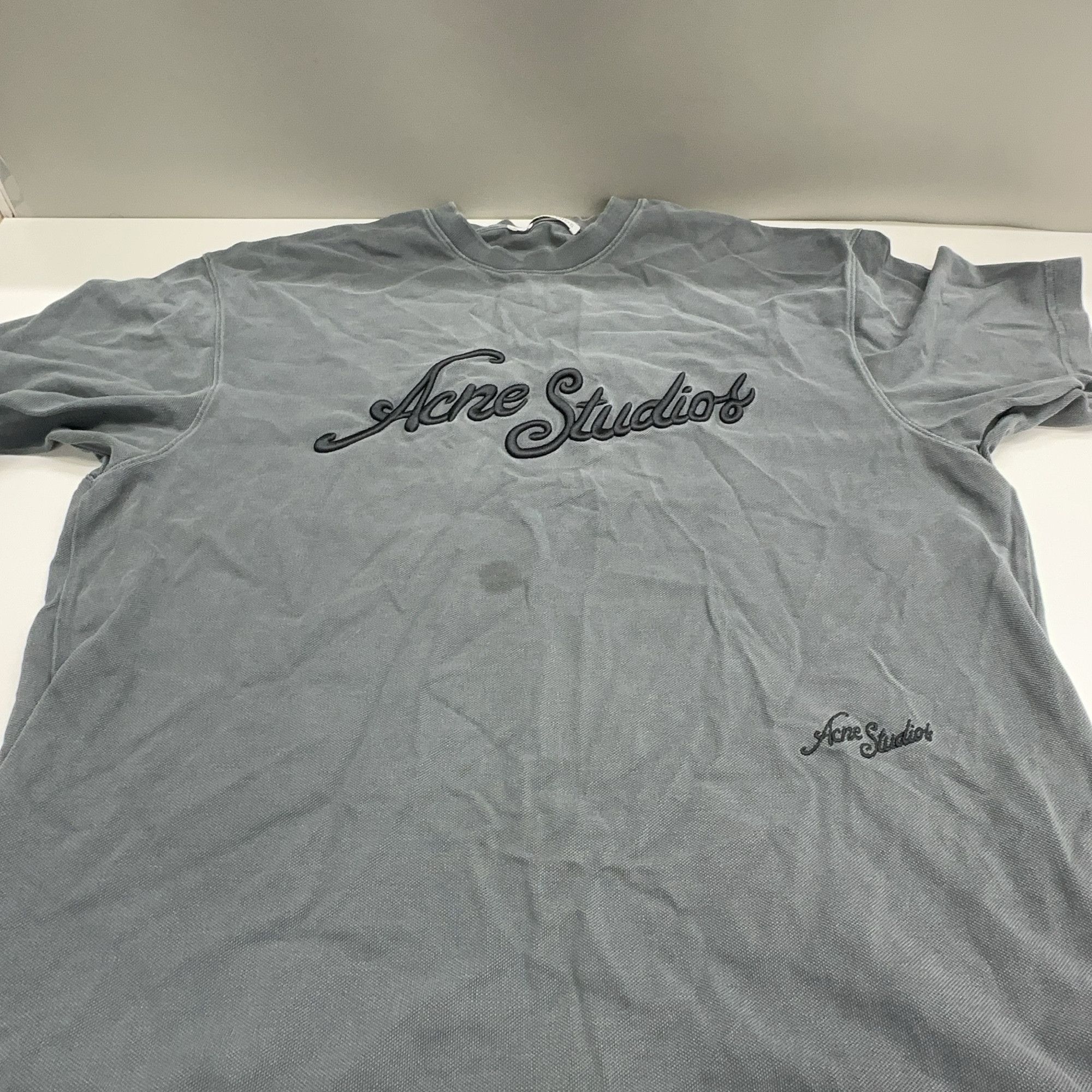 Acne Studios Acne Studios Embroidered Logo T-Shirt Size L Size US L / EU 52-54 / 3 - 6 Thumbnail