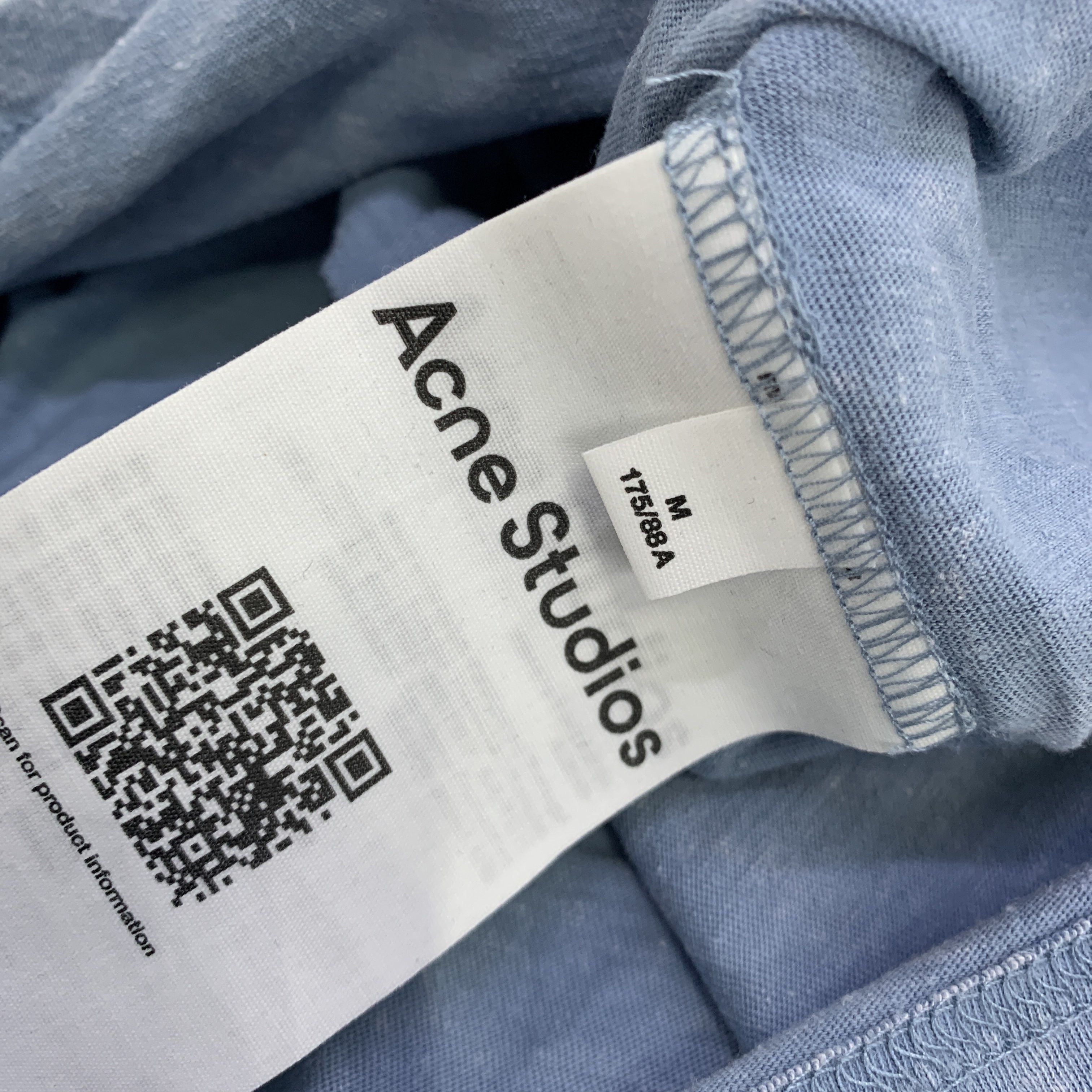 Acne Studios Acne Studios Est.1996 Logo Long Sleeve T-Shirt Size M Size US M / EU 48-50 / 2 - 3 Thumbnail