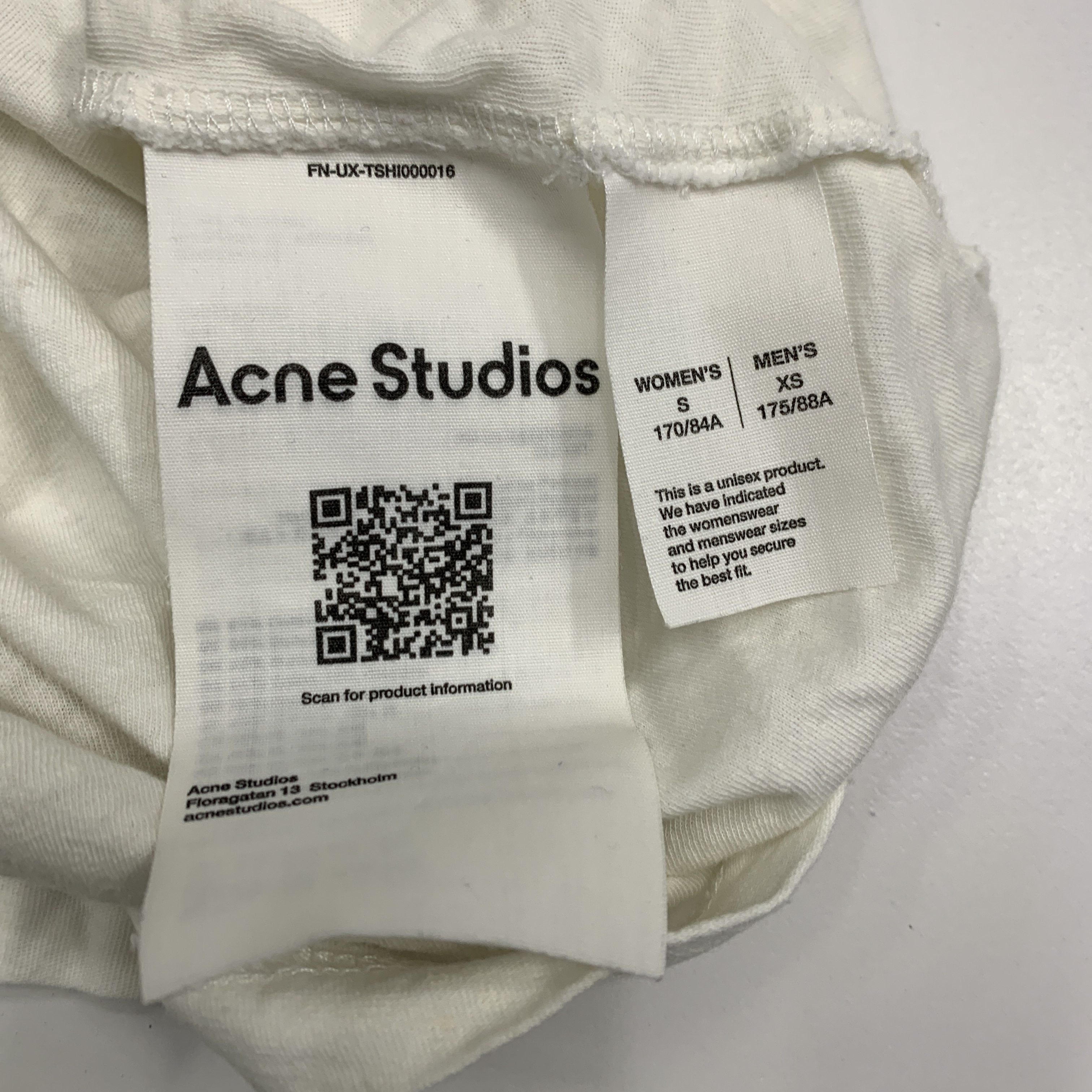 Acne Studios Acne Studios 1996 Logo Long Sleeve T-Shirt Size XS Size US XS / EU 42 / 0 - 4 Thumbnail