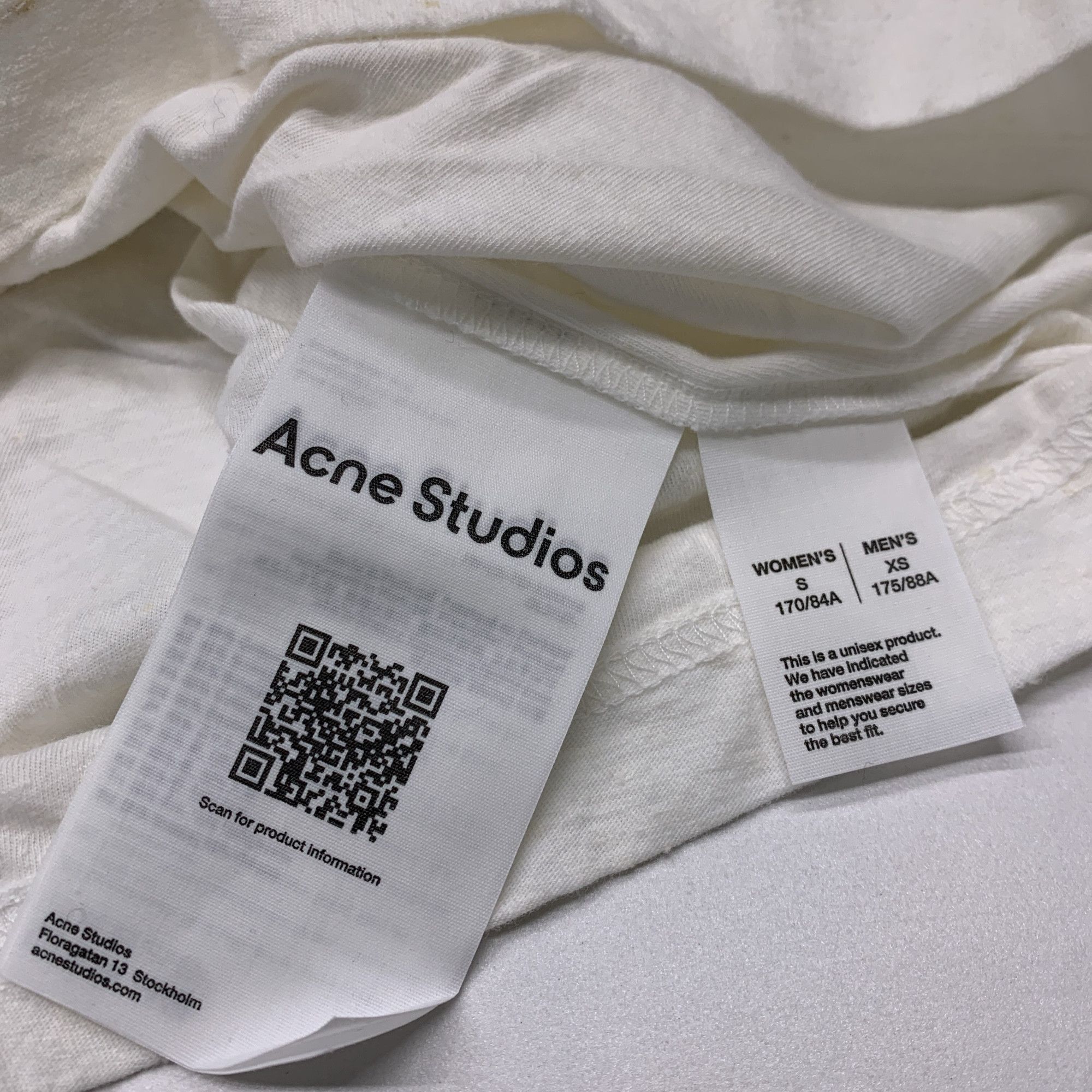 Acne Studios Acne Studios 1996 Logo Long Sleeve T-Shirt Size XS Size US XS / EU 42 / 0 - 7 Thumbnail