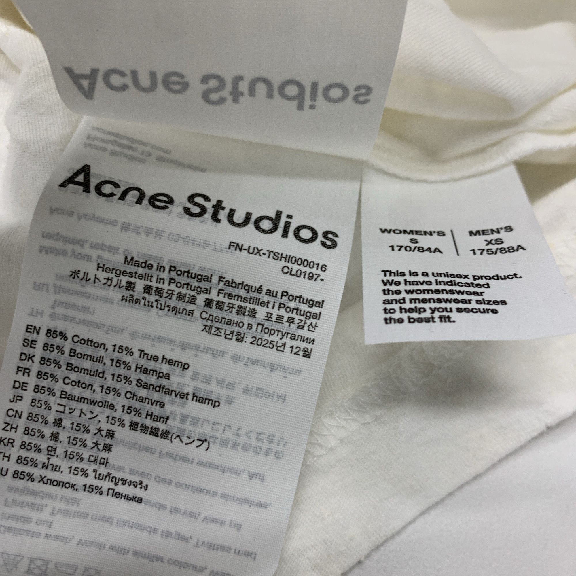 Acne Studios Acne Studios 1996 Logo Long Sleeve T-Shirt Size XS Size US XS / EU 42 / 0 - 12 Thumbnail
