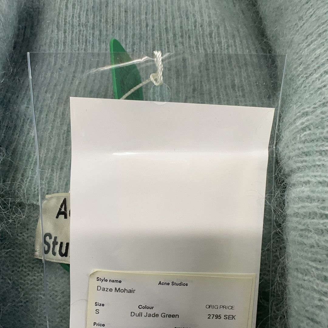 Acne Studios Acne Studios Daze Mohair Sweater Dull Jade Green Size S Size US S / EU 44-46 / 1 - 4 Thumbnail