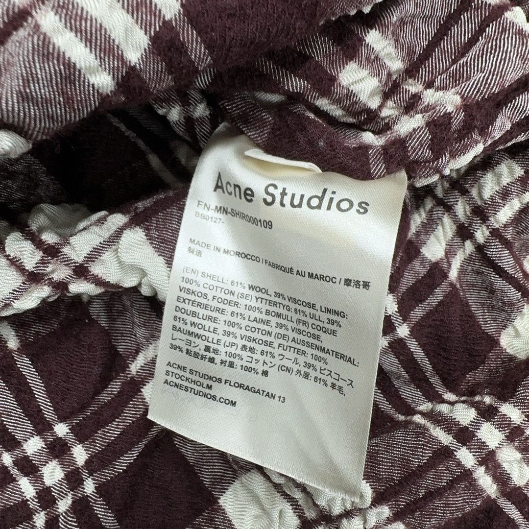 Acne Studios Acne Studios Plaid Flannel Shirt Size 46 Size US S / EU 44-46 / 1 - 4 Thumbnail