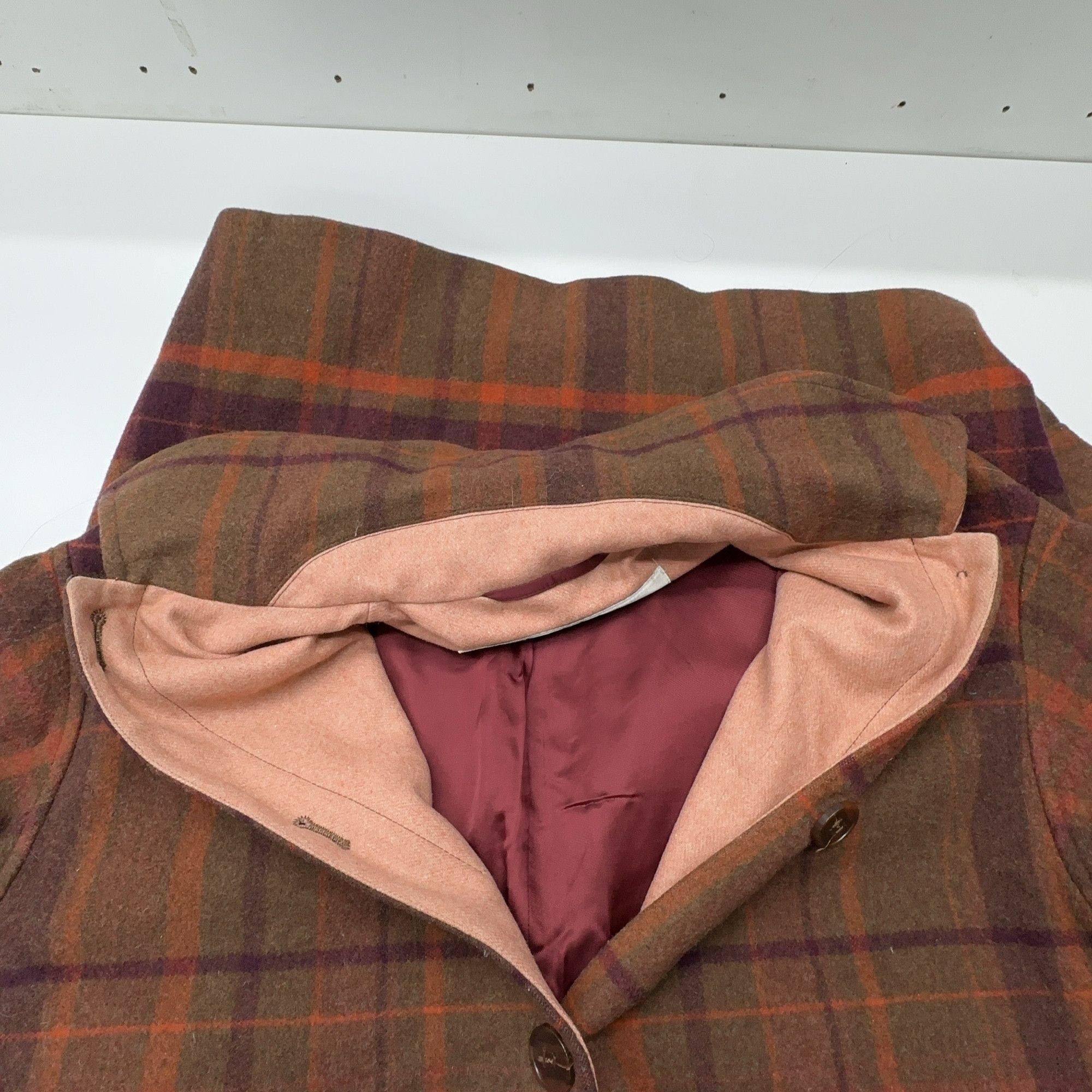 Acne Studios Acne Studios Plaid Wool Blend Coat Size 34 Size XXS / US 00 / IT 34 - 5 Thumbnail