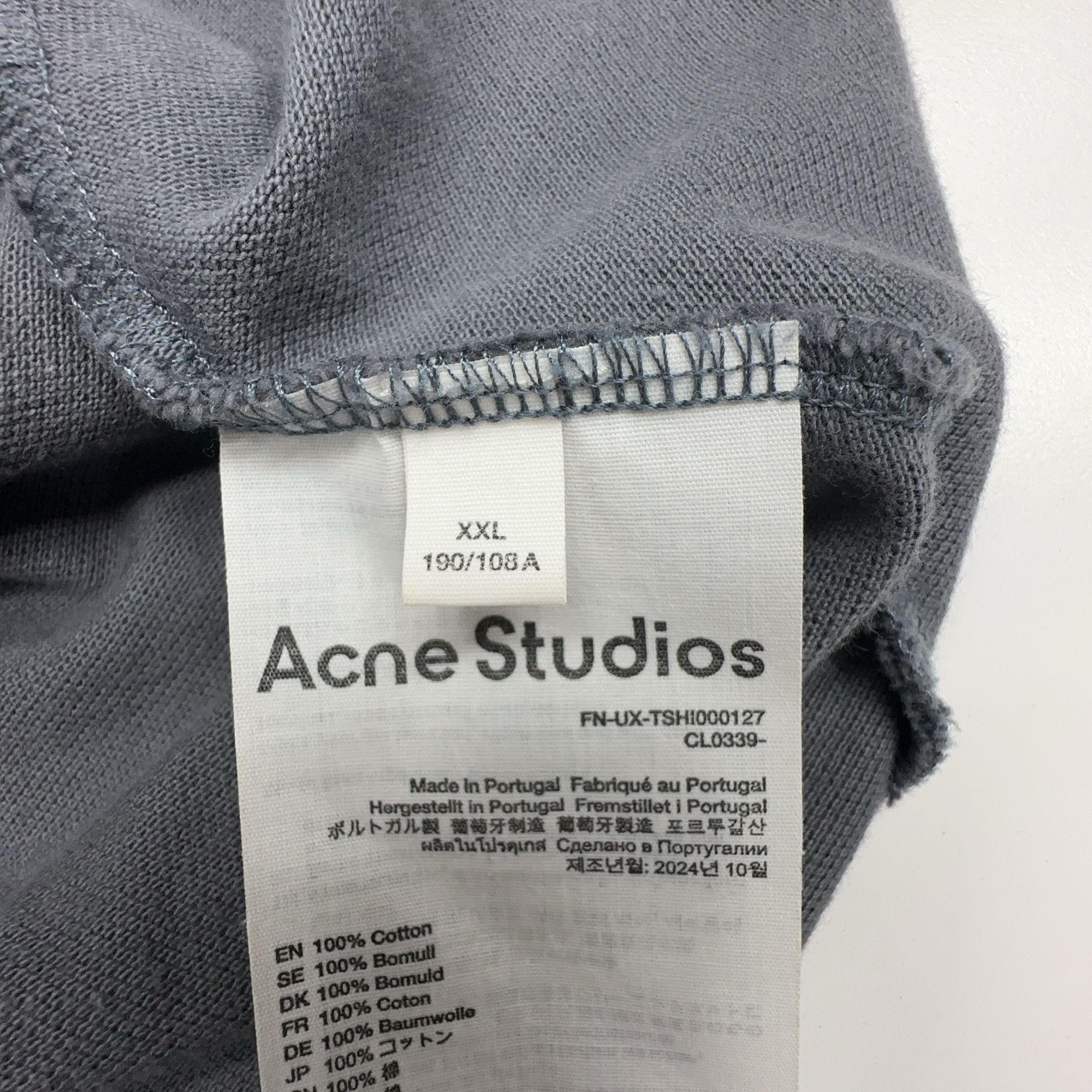 Acne Studios Acne Studios Embroidered Logo Long Sleeve T-Shirt XXL Size US XXL / EU 58 / 5 - 8 Thumbnail