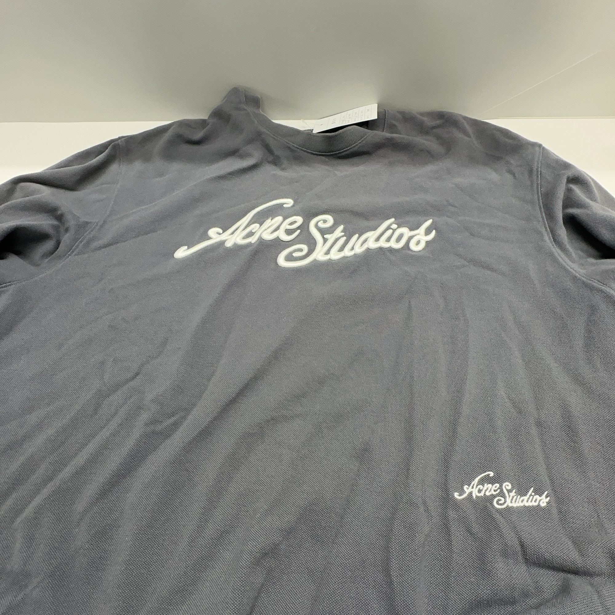 Acne Studios Acne Studios Embroidered Logo Long Sleeve T-Shirt XXL Size US XXL / EU 58 / 5 - 7 Thumbnail