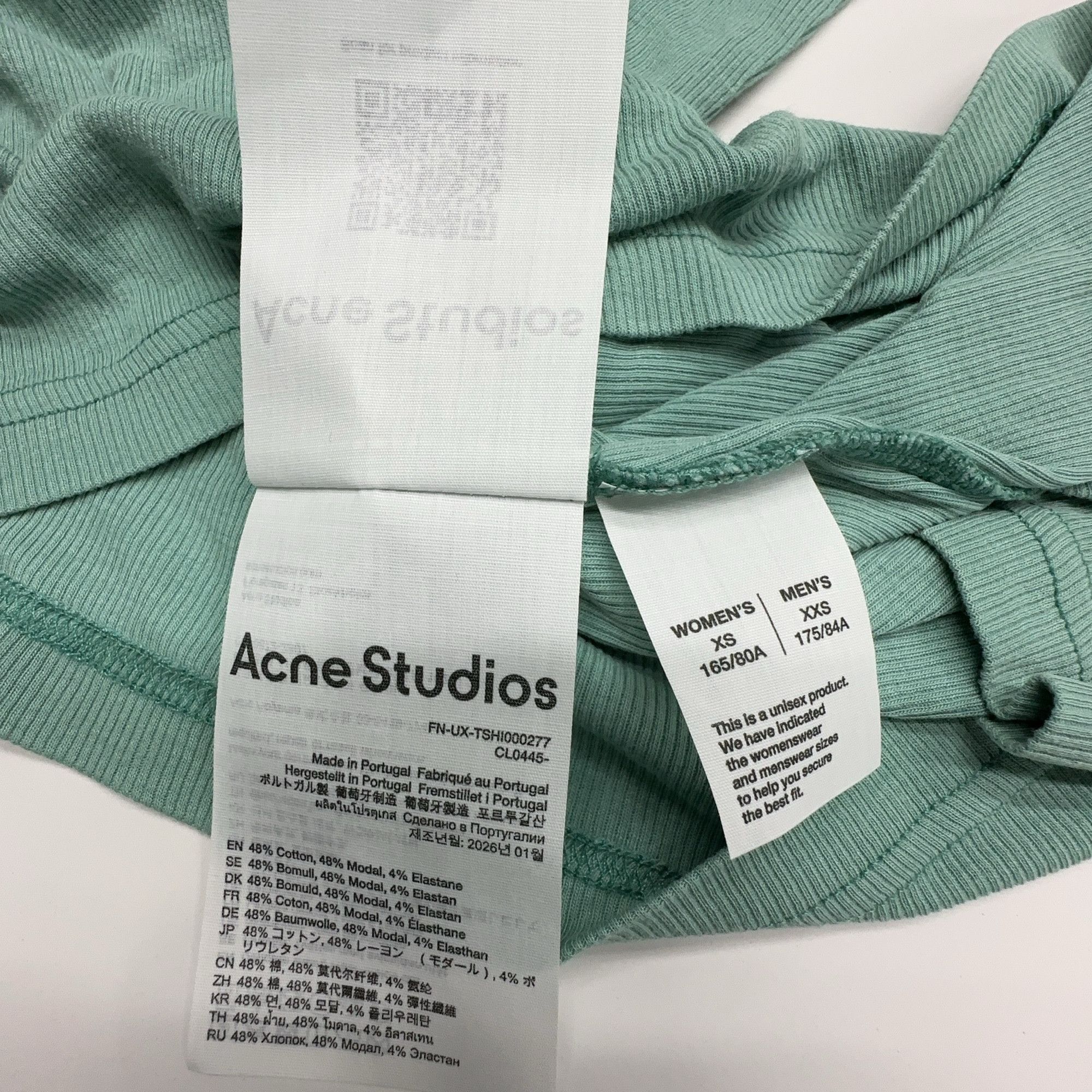 Acne Studios Acne Studios Logo Long Sleeve T-Shirt US XXS Size US XXS / EU 40 - 3 Thumbnail