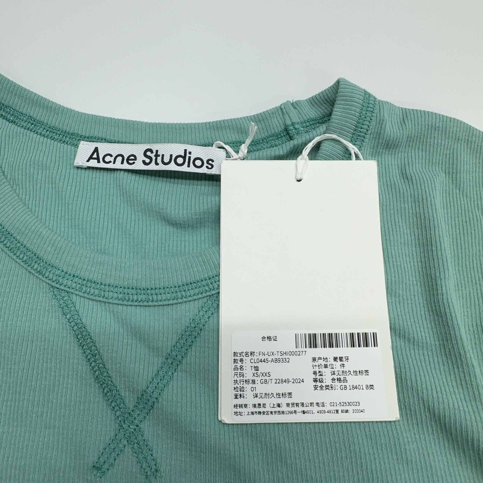 Acne Studios Acne Studios Logo Long Sleeve T-Shirt US XXS Size US XXS / EU 40 - 4 Thumbnail