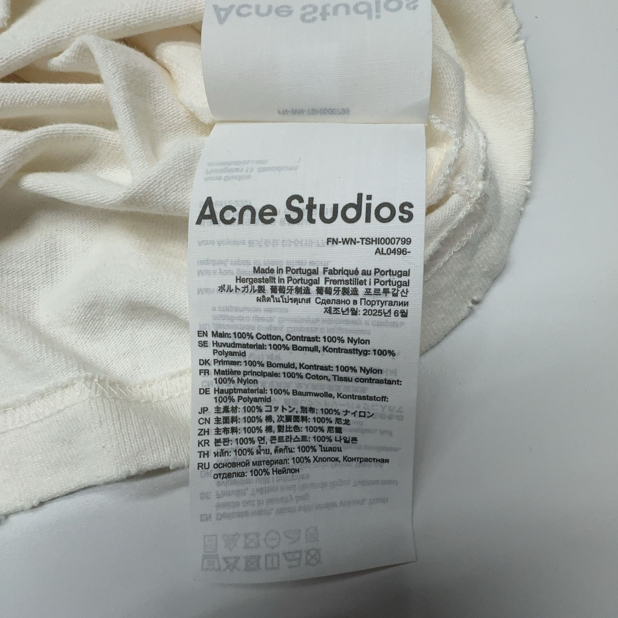 Acne Studios Acne Studios Stockholm to Paris Long Sleeve T-Shirt Size S Size S / US 4 / IT 40 - 3 Thumbnail