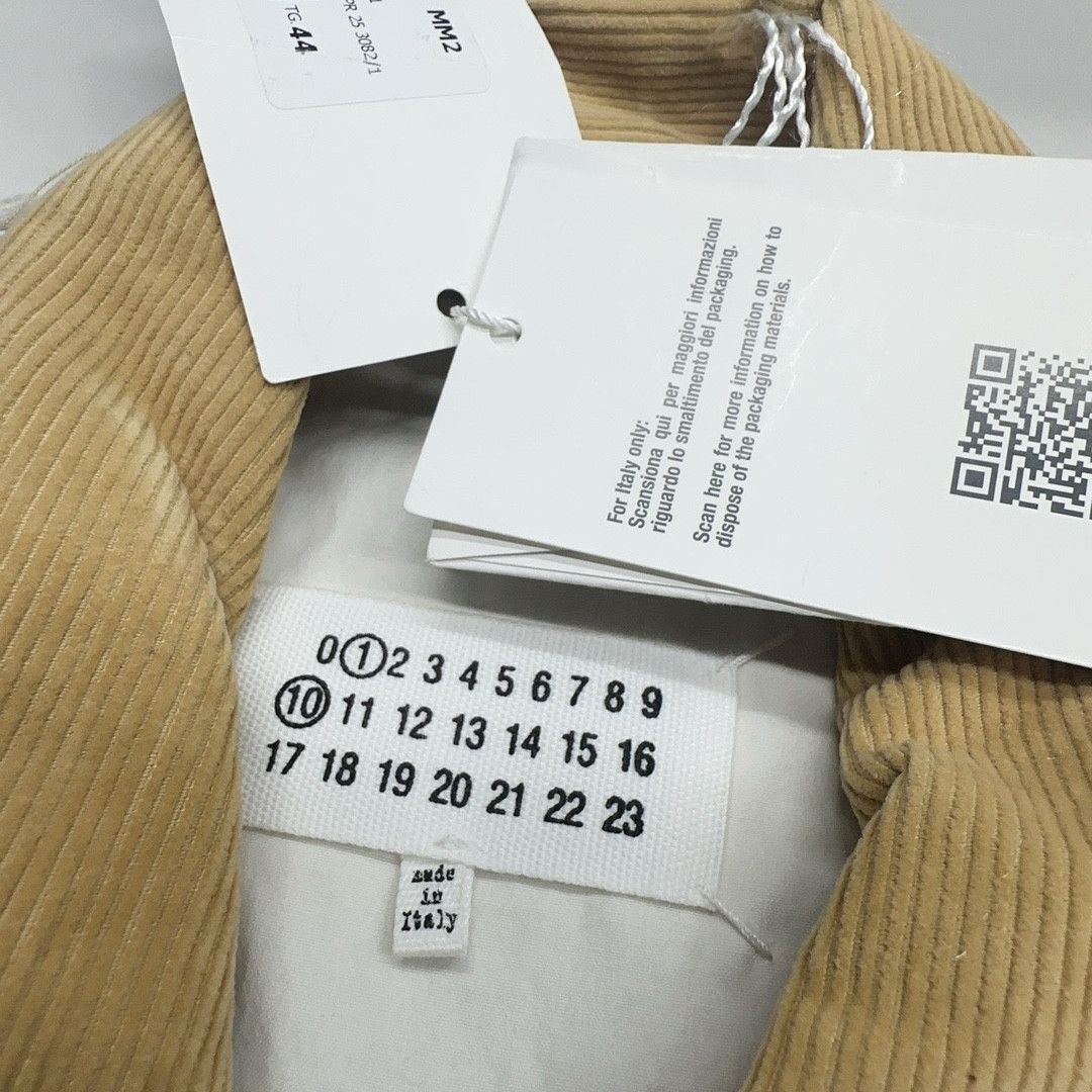 Maison Margiela Maison Margiela Corduroy Collar Denim Jacket Size S Size US S / EU 44-46 / 1 - 5 Thumbnail