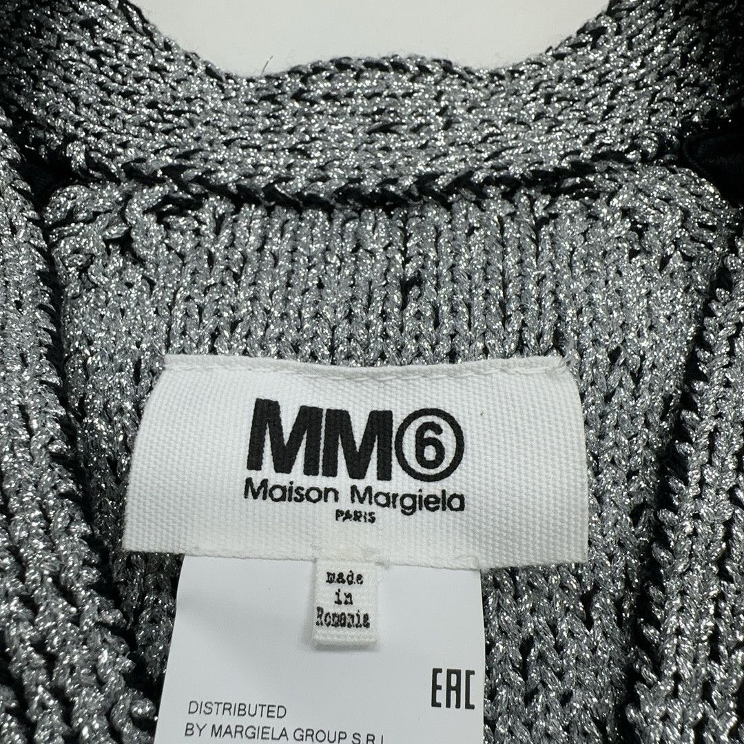 MM6 MM6 Maison Margiela Metallic Knit Cardigan XS Size XS / US 0-2 / IT 36-38 - 4 Thumbnail