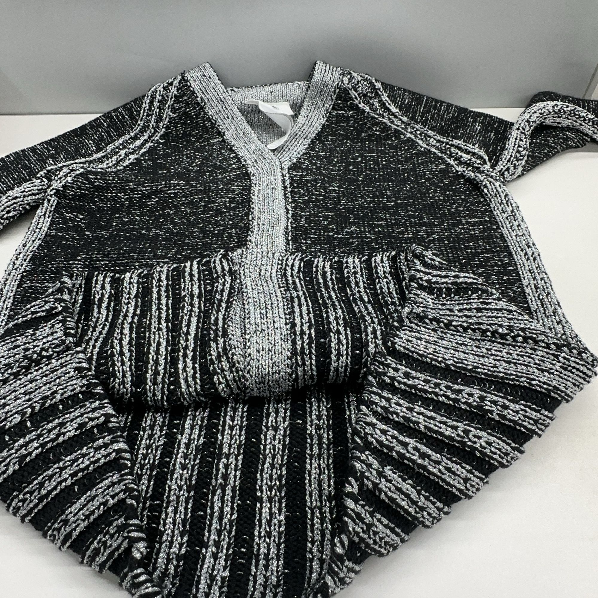 MM6 MM6 Maison Margiela Metallic Knit Cardigan XS Size XS / US 0-2 / IT 36-38 - 6 Thumbnail