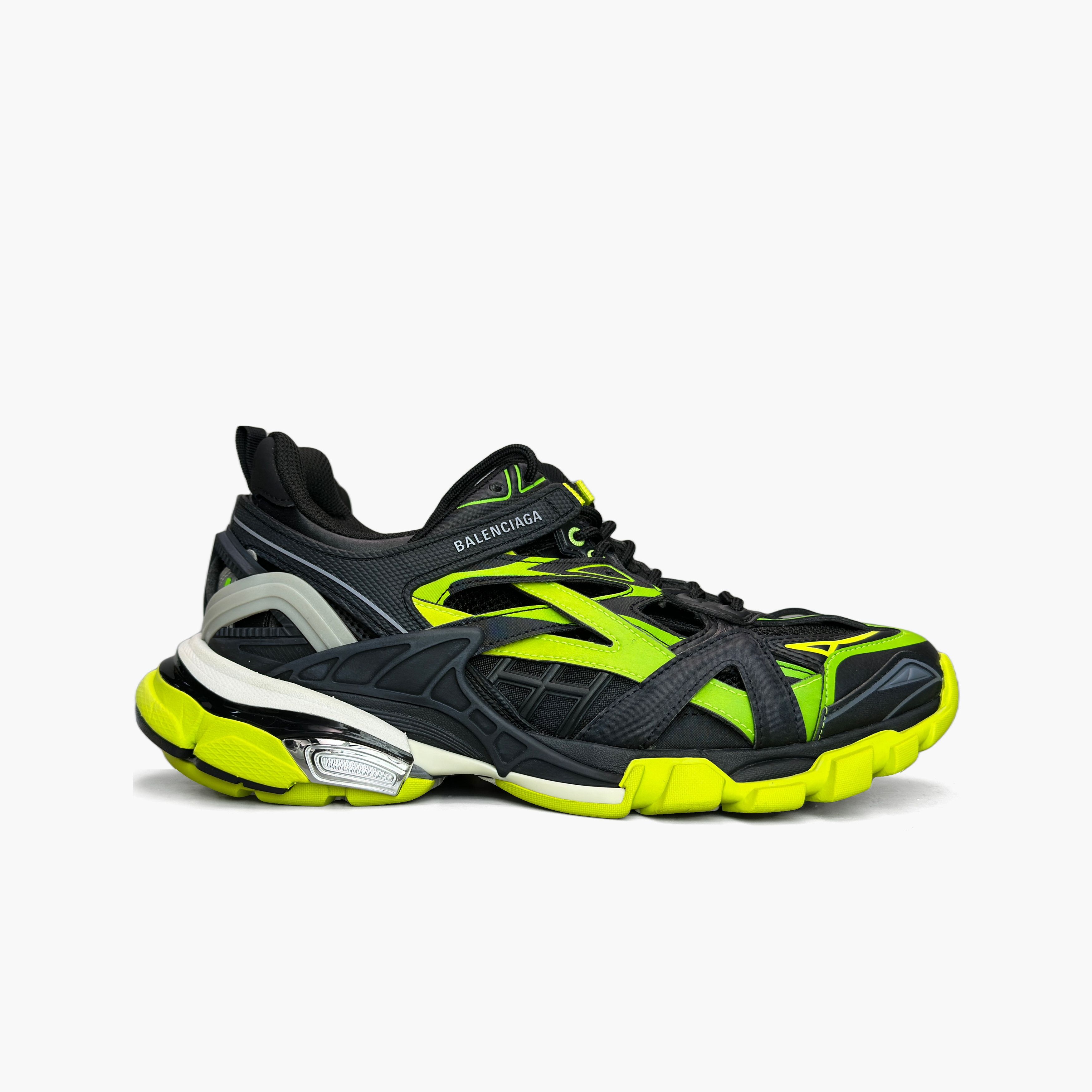 Balenciaga Balenciaga Neon Green Track 2.0 Sneakers US 8 Size US 8 / EU 41 - 4 Thumbnail
