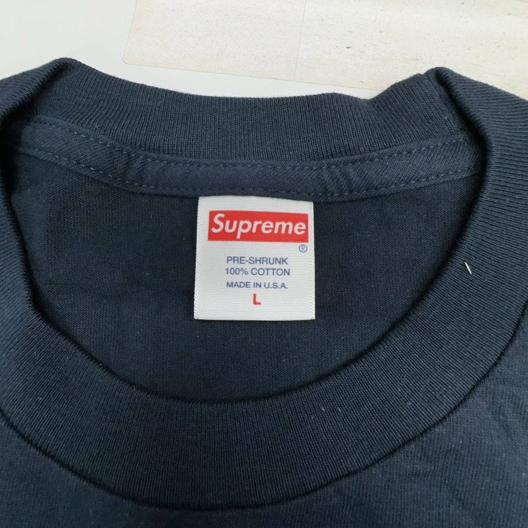 Supreme Supreme Bandana Box Logo T-Shirt Navy Size L Size US L / EU 52-54 / 3 - 3 Thumbnail