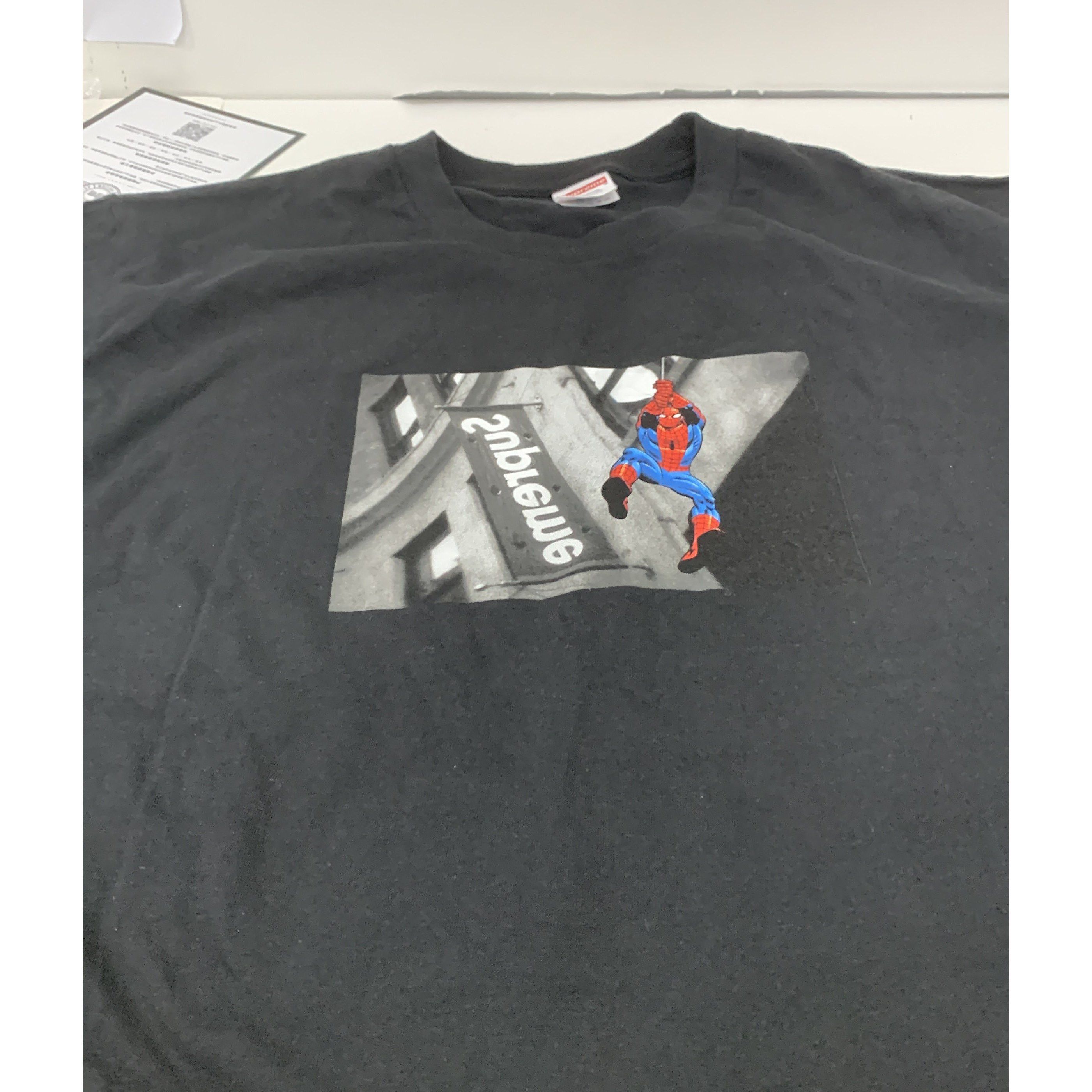 Supreme Supreme Spider-Man Graphic T-Shirt Size L Size US L / EU 52-54 / 3 - 3 Thumbnail
