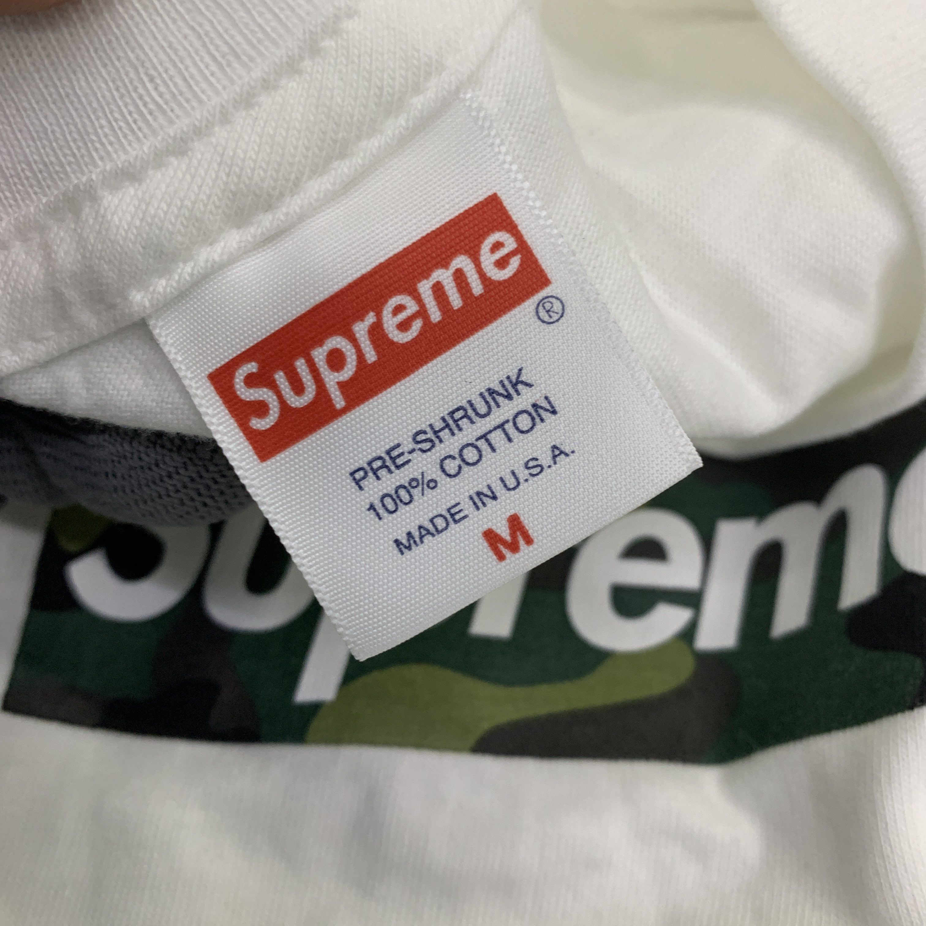 Supreme Supreme Camo Box Logo T-Shirt Size M Size US M / EU 48-50 / 2 - 2 Thumbnail