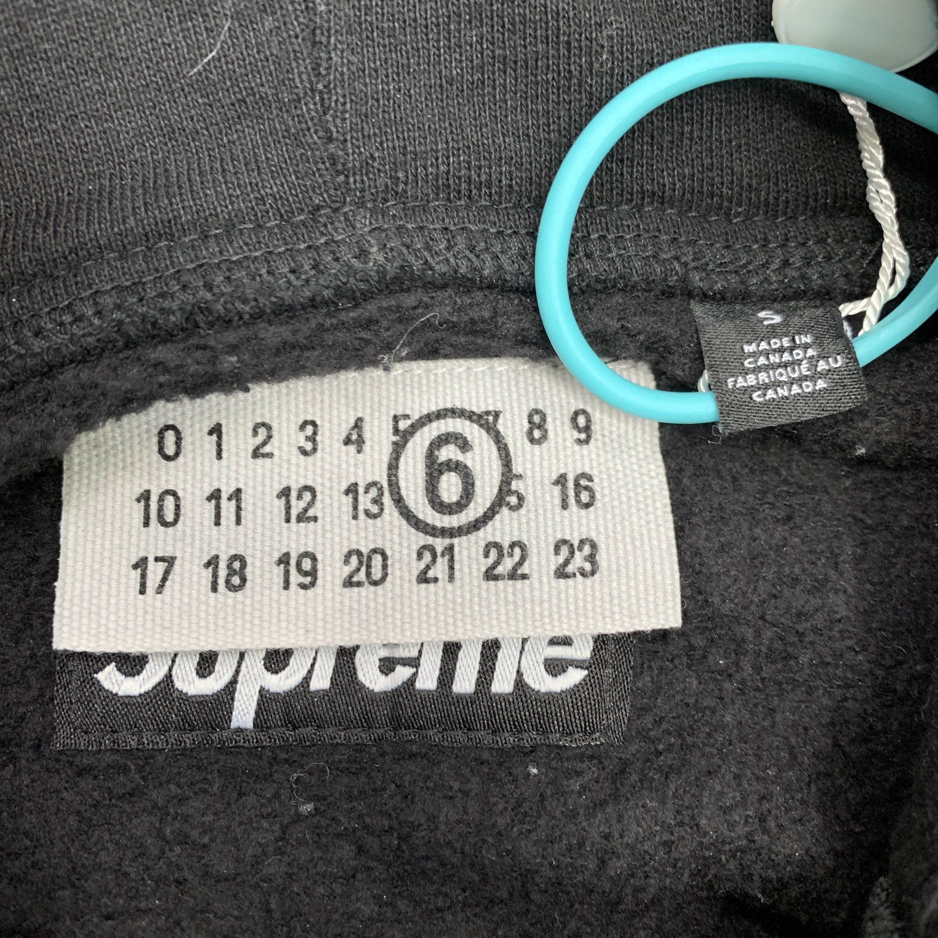 Supreme Supreme x MM6 Maison Margiela Painted Zip-Up Hoodie Size S Size US S / EU 44-46 / 1 - 2 Thumbnail
