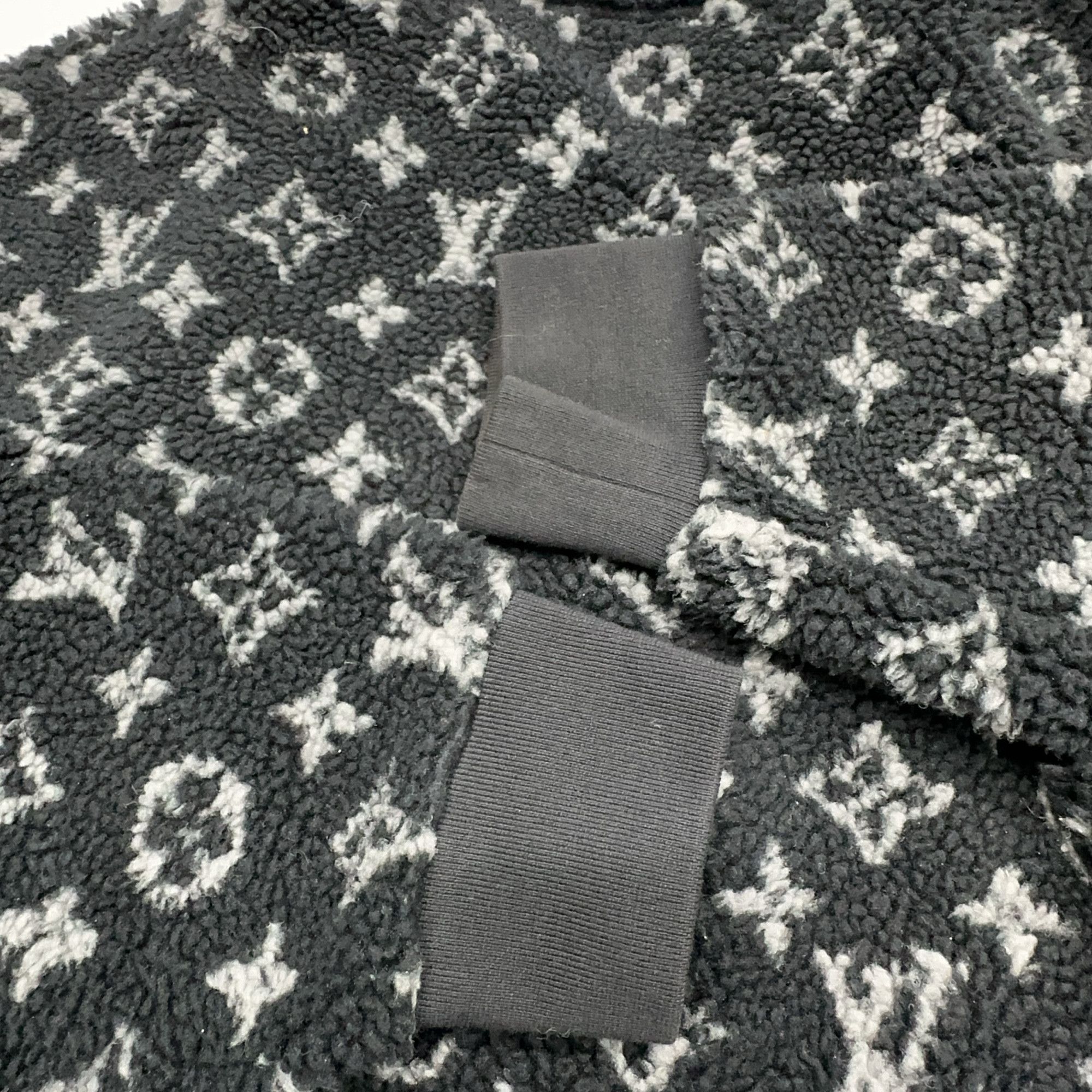 Louis Vuitton LOUIS VUITTON Monogram Fleece Zip Jacket Size L Size US L / EU 52-54 / 3 - 10 Thumbnail