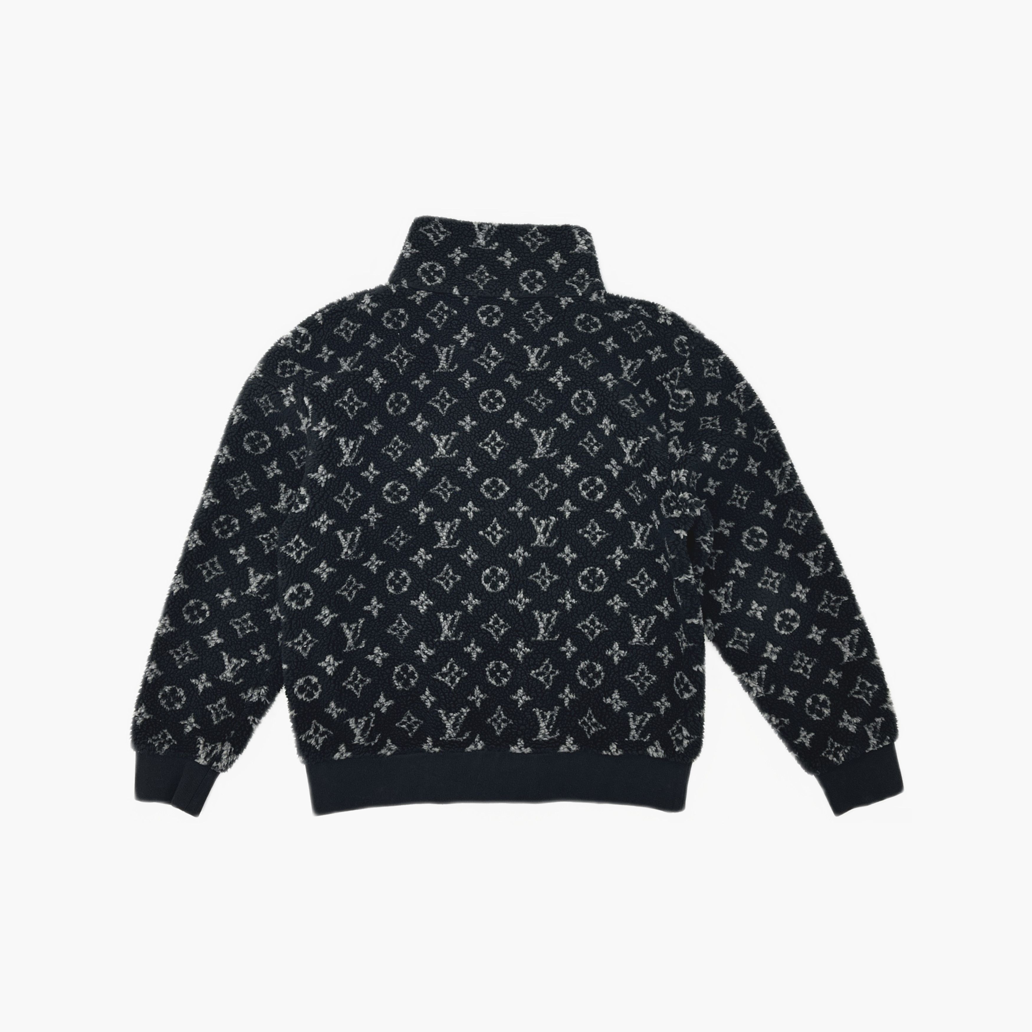 Louis Vuitton LOUIS VUITTON Monogram Fleece Zip Jacket Size L Size US L / EU 52-54 / 3 - 2 Thumbnail