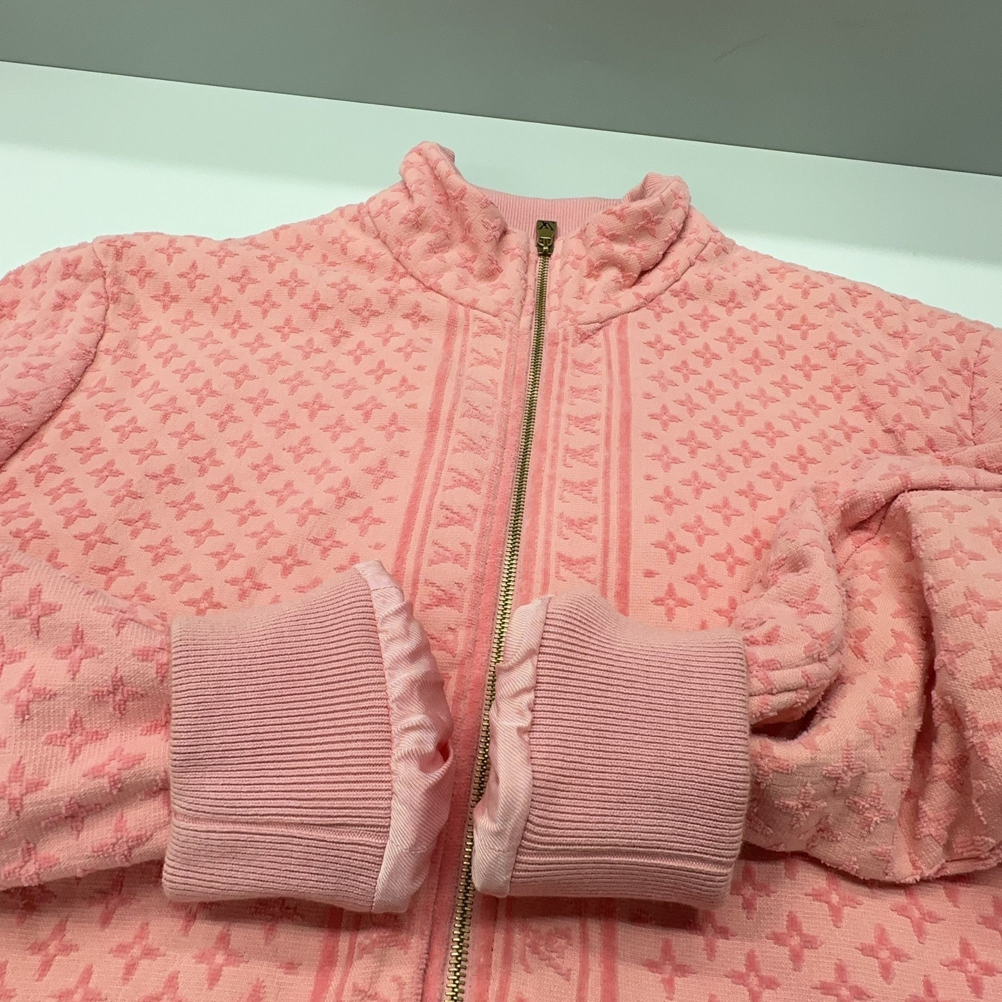Louis Vuitton Louis Vuitton Monogram Track Jacket Pink Size XL Size US XL / EU 56 / 4 - 8 Thumbnail