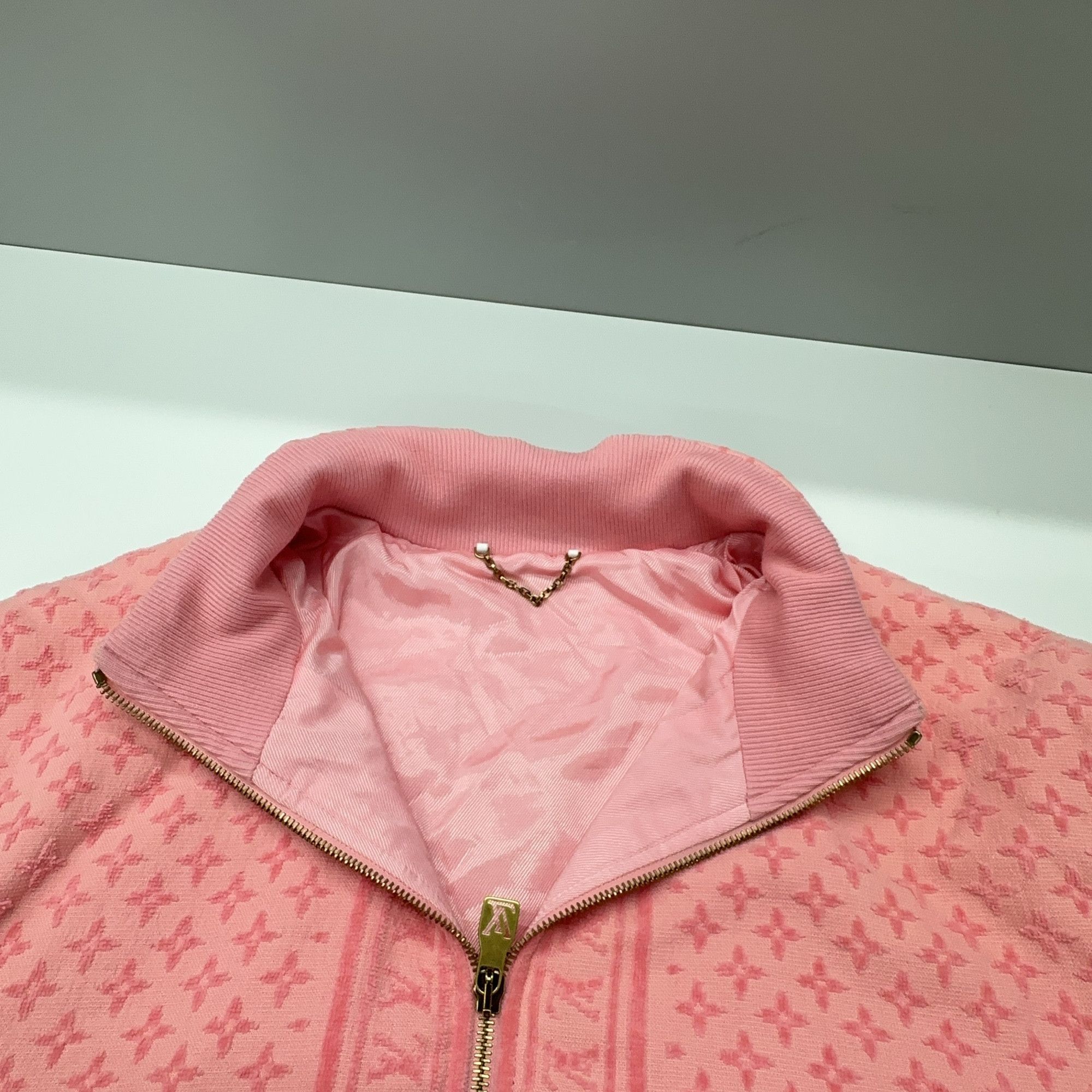 Louis Vuitton Louis Vuitton Monogram Track Jacket Pink Size XL Size US XL / EU 56 / 4 - 6 Thumbnail
