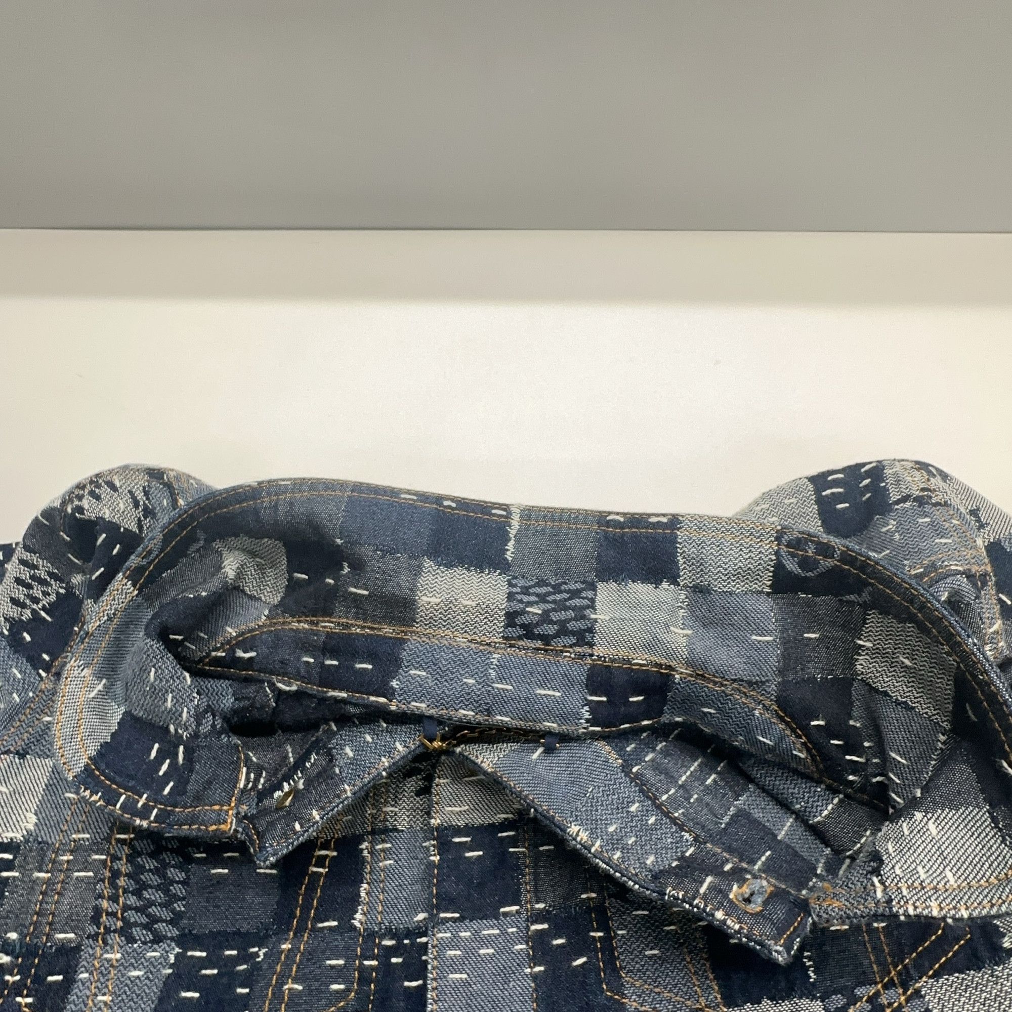 Louis Vuitton Louis Vuitton Damier Patchwork Denim Jacket Size 46 Size US S / EU 44-46 / 1 - 5 Thumbnail