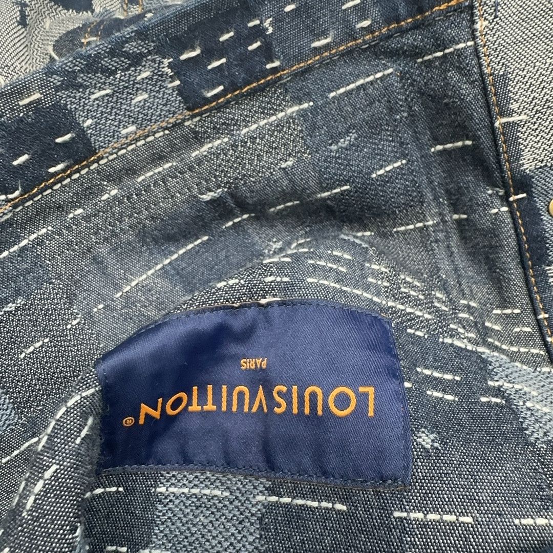 Louis Vuitton Louis Vuitton Damier Patchwork Denim Jacket Size 46 Size US S / EU 44-46 / 1 - 4 Thumbnail
