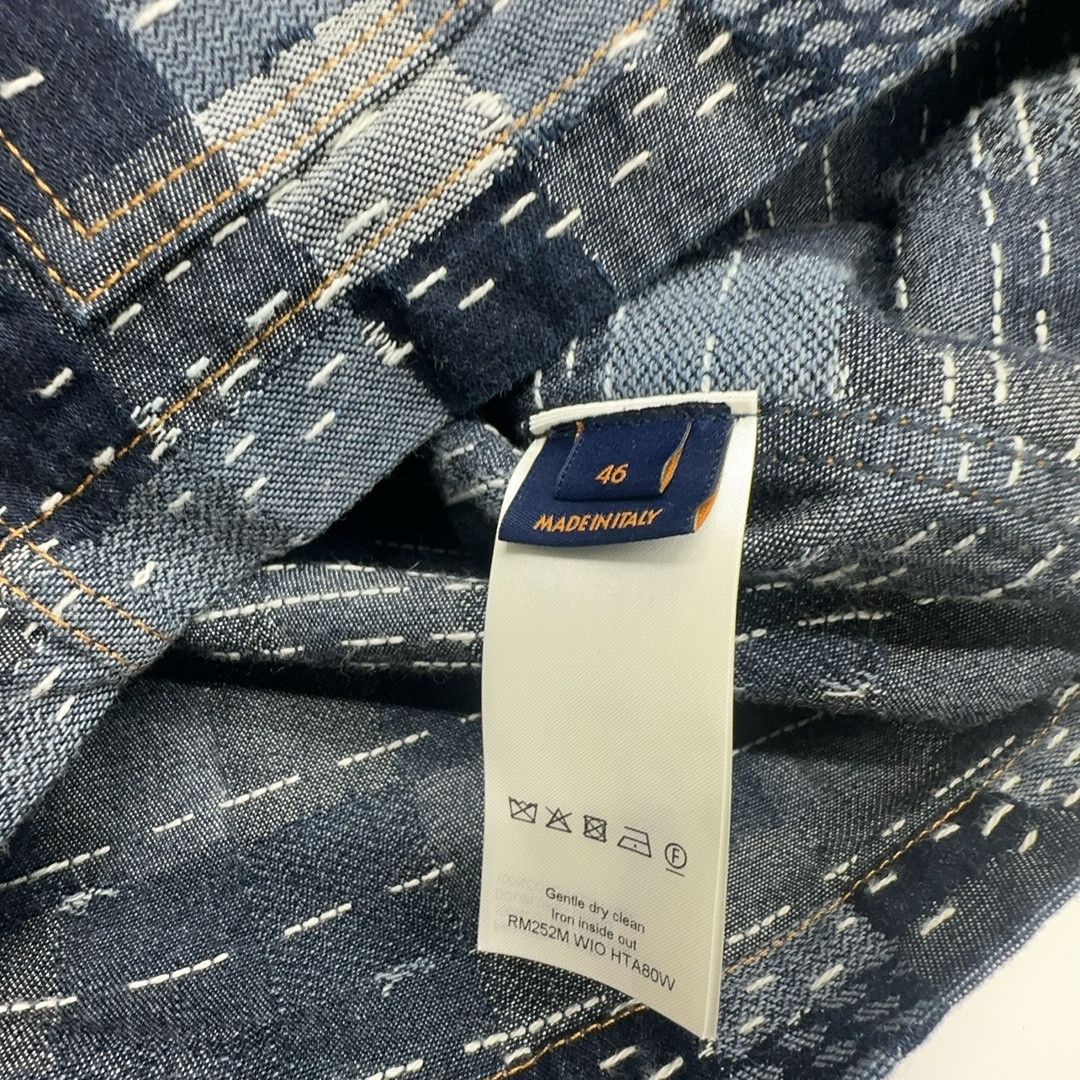Louis Vuitton Louis Vuitton Damier Patchwork Denim Jacket Size 46 Size US S / EU 44-46 / 1 - 3 Thumbnail