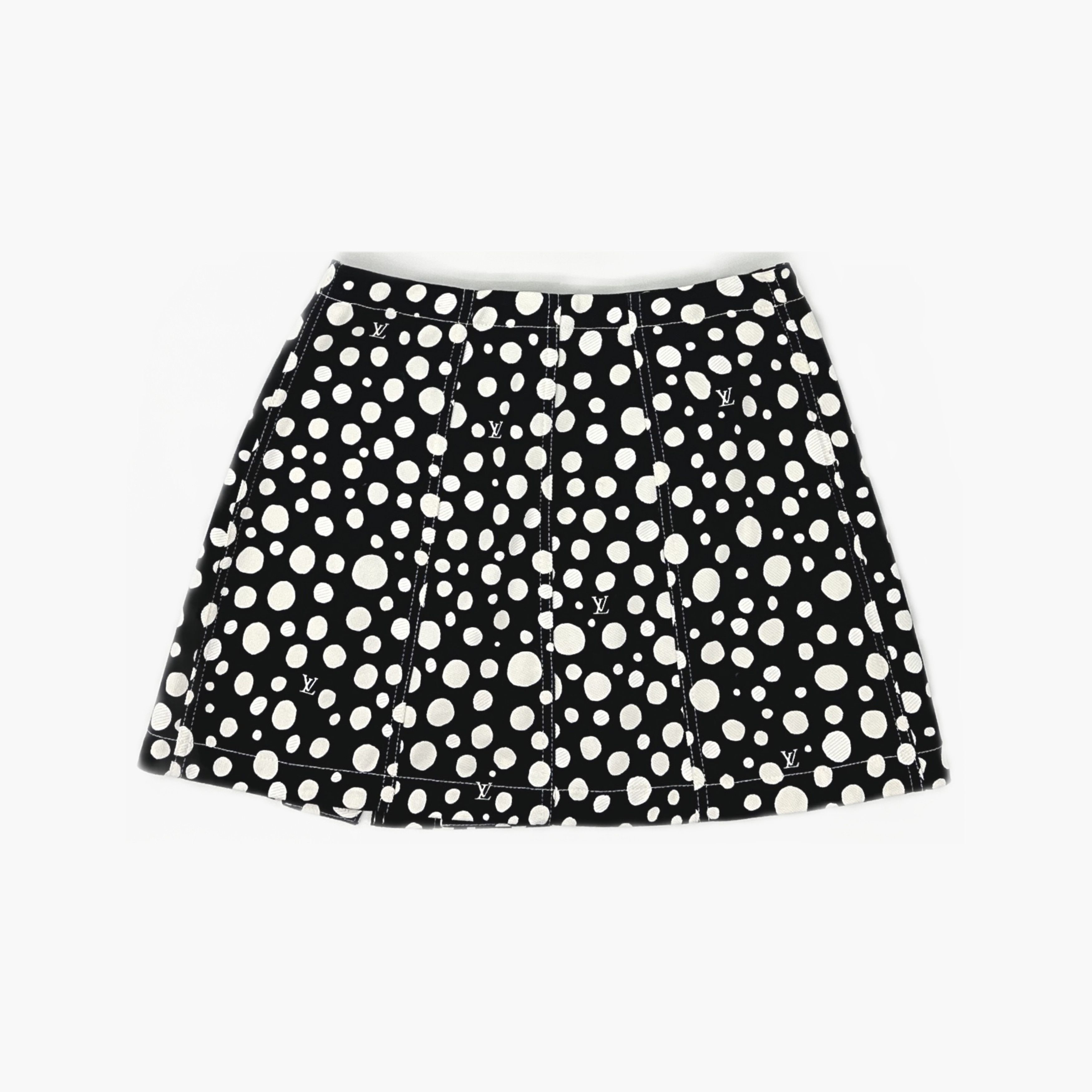 Louis Vuitton Louis Vuitton x Yayoi Kusama Polka Dot Mini Skirt FR 38 Size 27" / US 4 / IT 40 - 2 Thumbnail