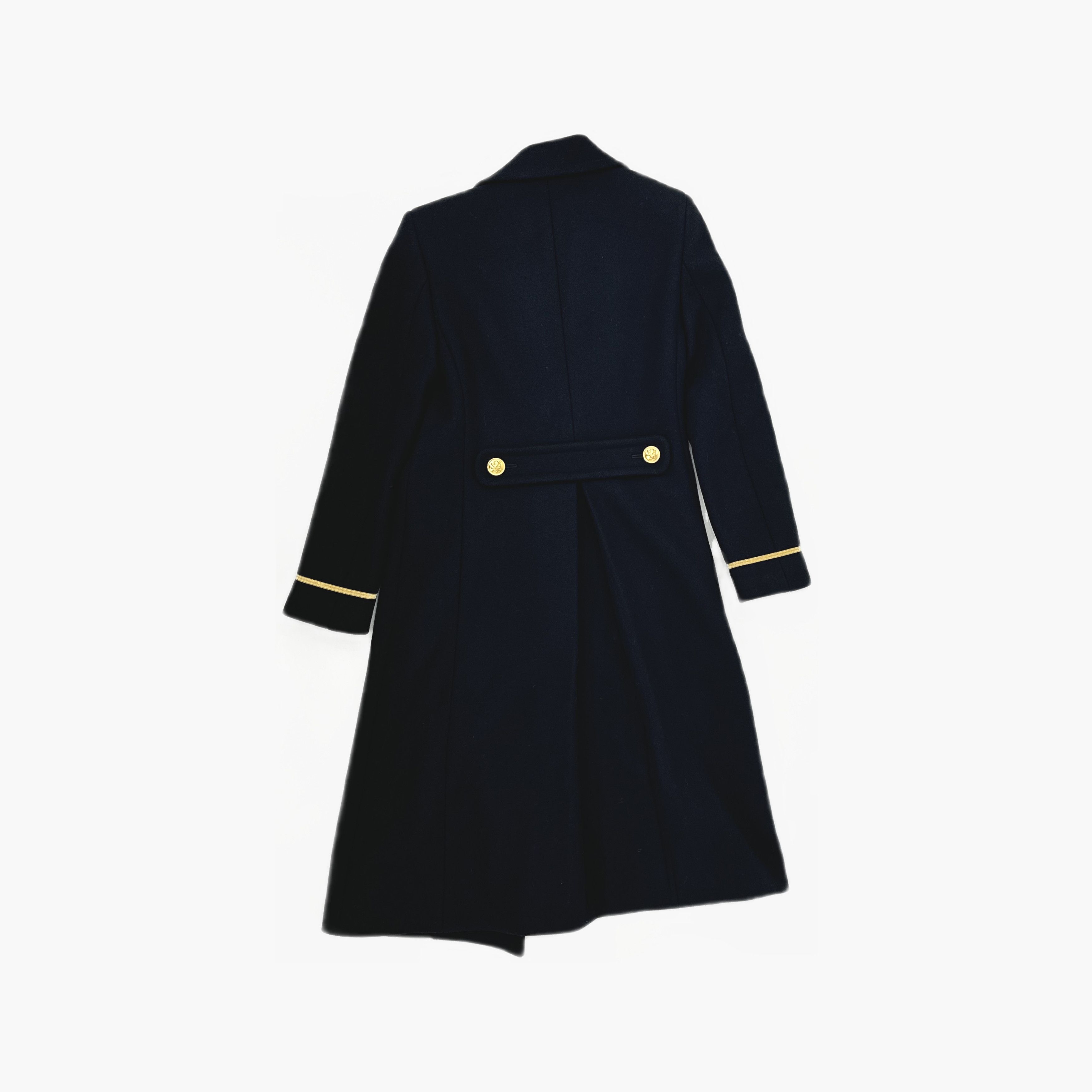 Saint Laurent Paris Saint Laurent Gold Button Wool Coat Size 34 Size XS / US 0-2 / IT 36-38 - 2 Thumbnail