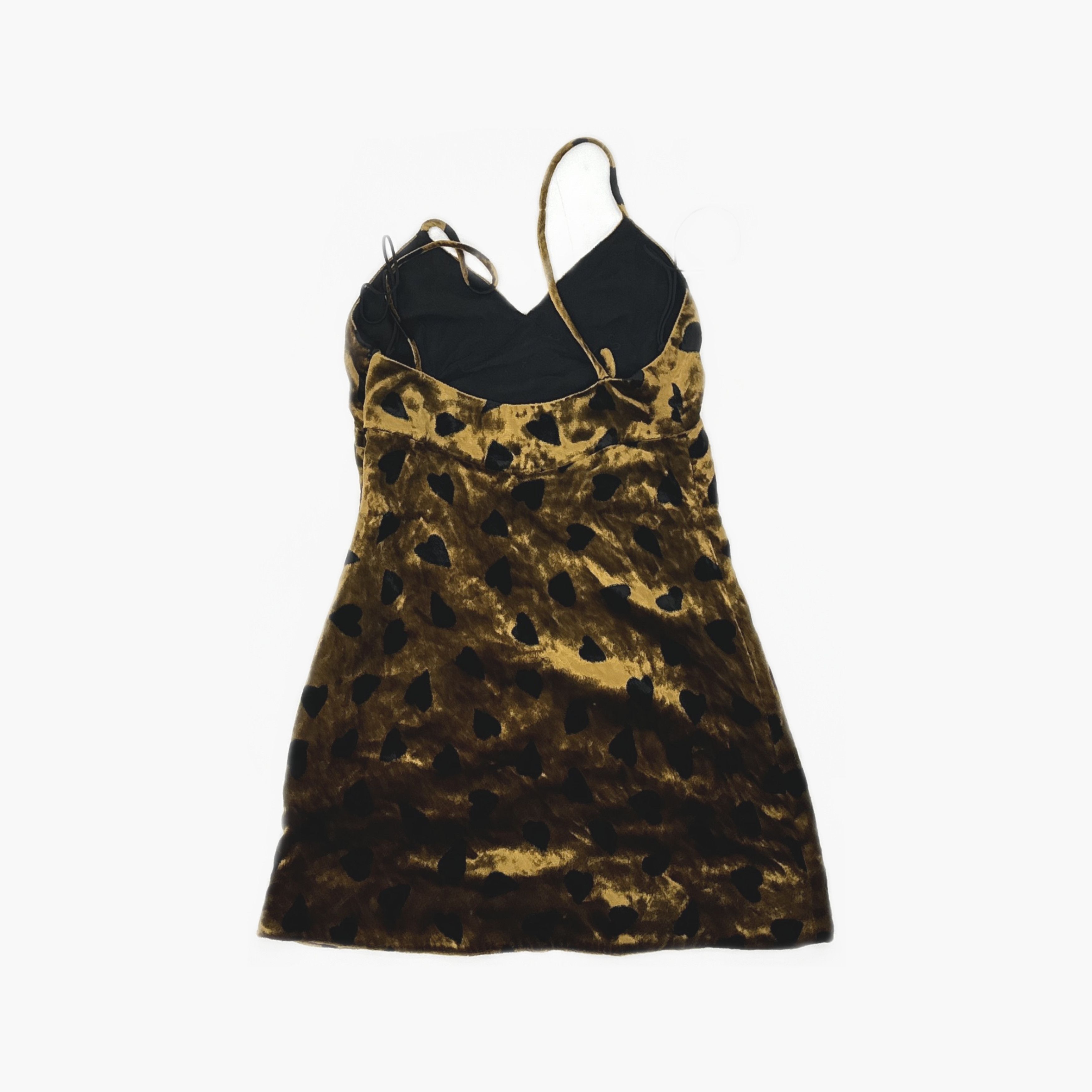 Saint Laurent Paris Saint Laurent Heart Print Velvet Dress Size 36 Size XS / US 0-2 / IT 36-38 - 2 Thumbnail