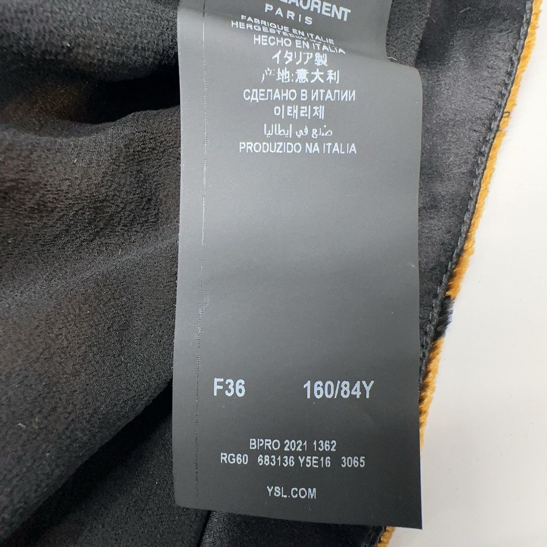 Saint Laurent Paris Saint Laurent Heart Print Velvet Dress Size 36 Size XS / US 0-2 / IT 36-38 - 3 Thumbnail