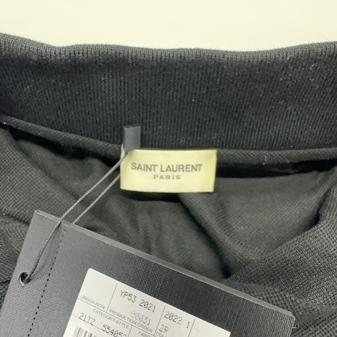 Saint Laurent Paris Saint Laurent Logo Polo Shirt Size S Size US S / EU 44-46 / 1 - 5 Thumbnail