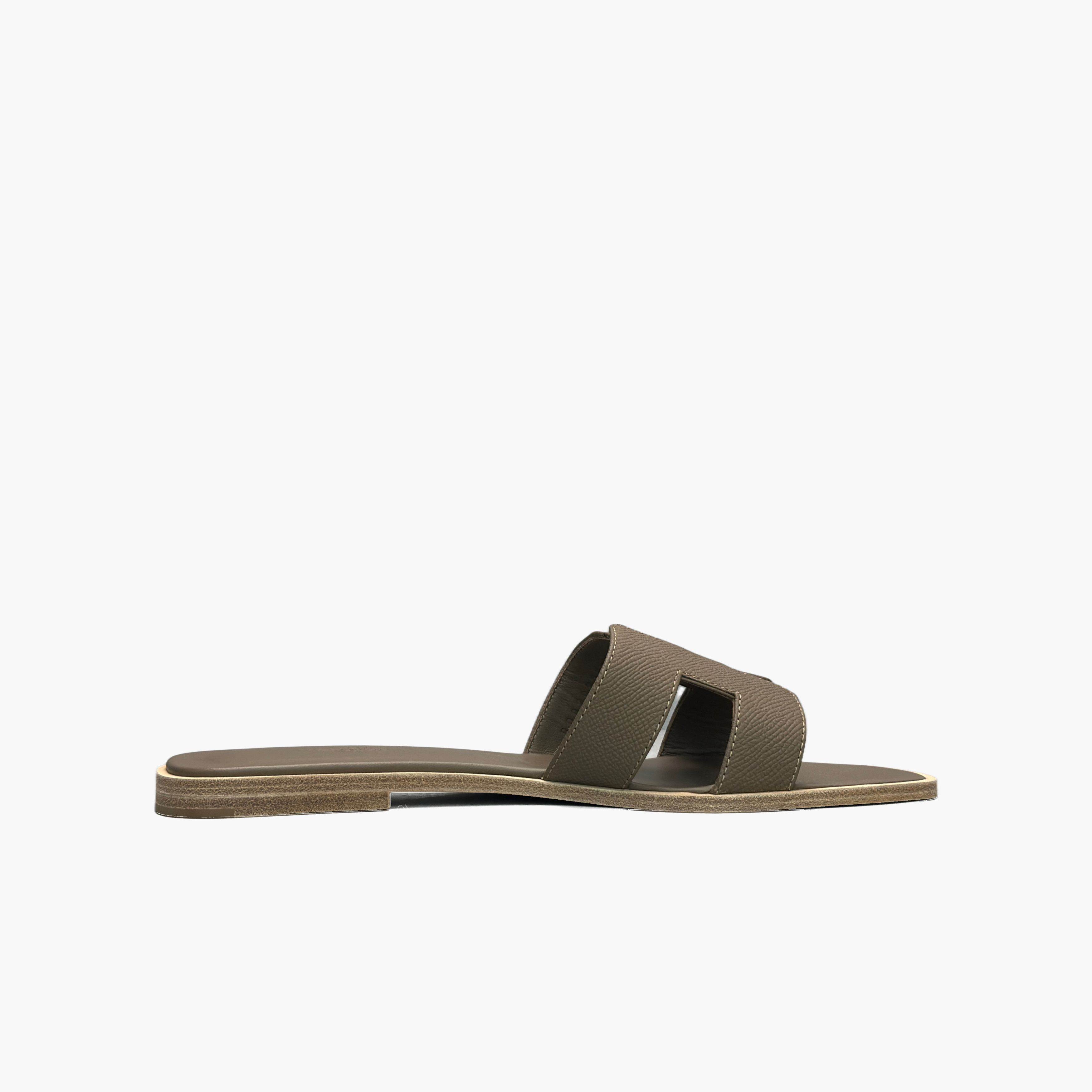 Hermes Hermès Oran Leather Sandals Size 40 Size US 10 / IT 40 - 2 Thumbnail