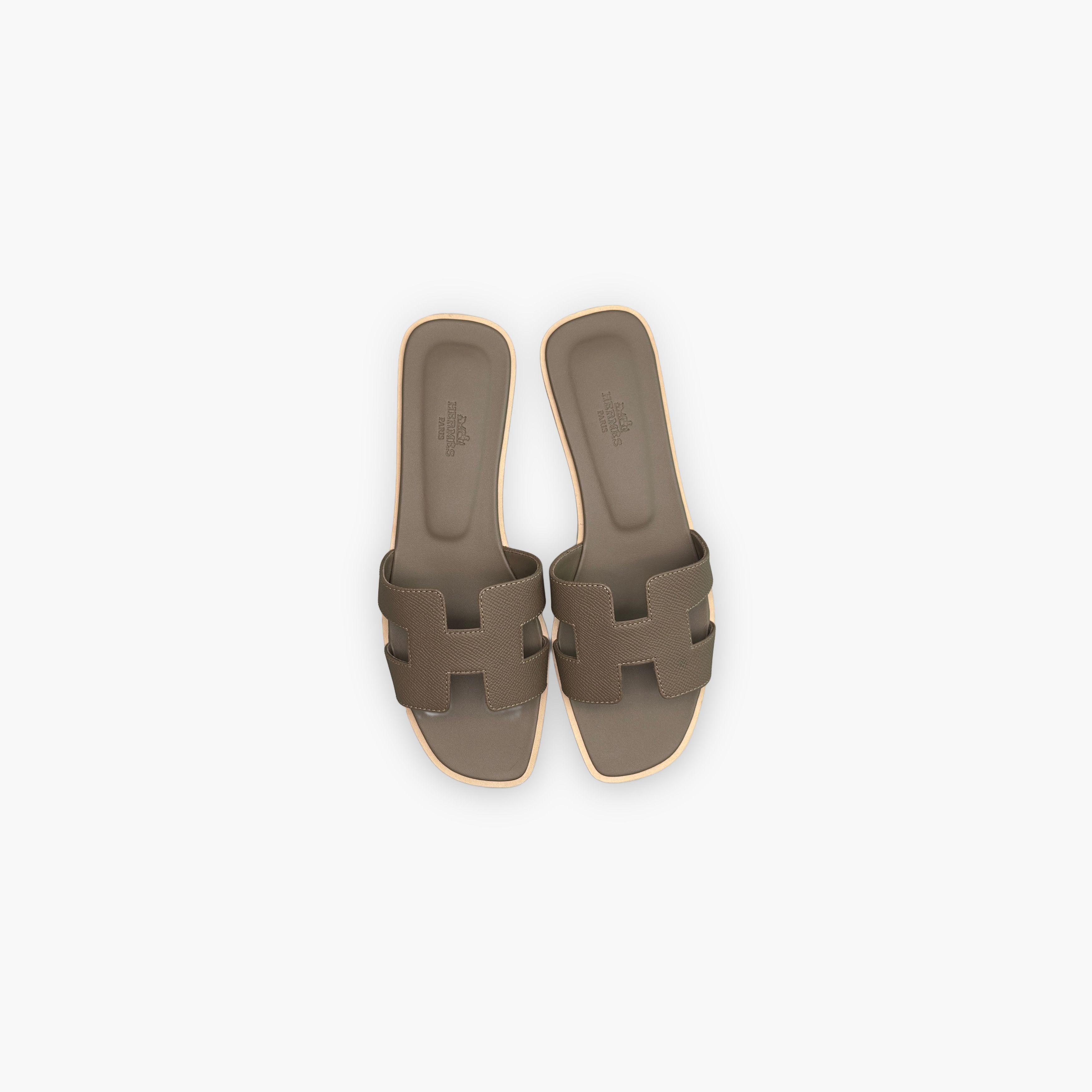 Hermes Hermès Oran Leather Sandals Size 40 Size US 10 / IT 40 - 9 Thumbnail