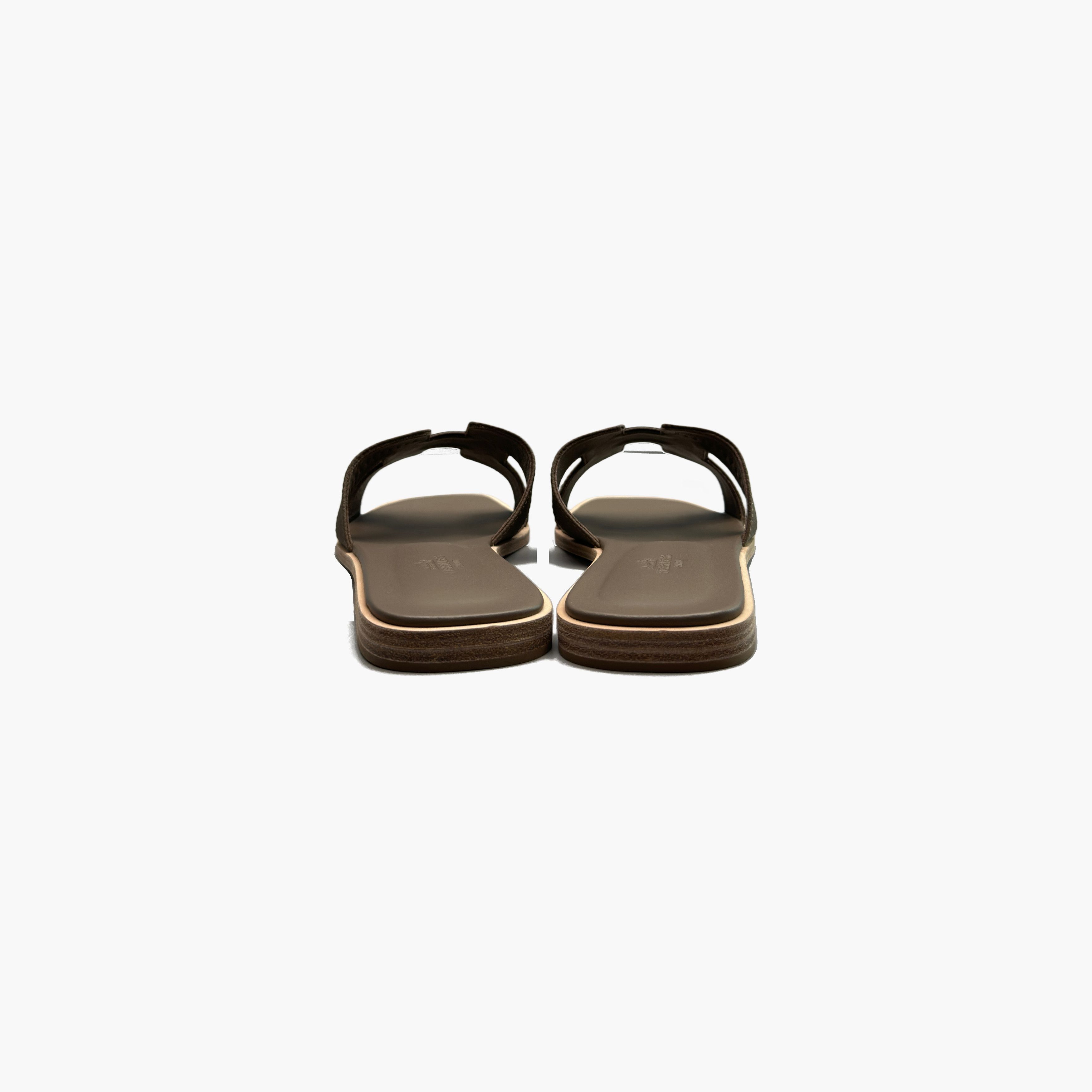 Hermes Hermès Oran Leather Sandals Size 40 Size US 10 / IT 40 - 6 Thumbnail