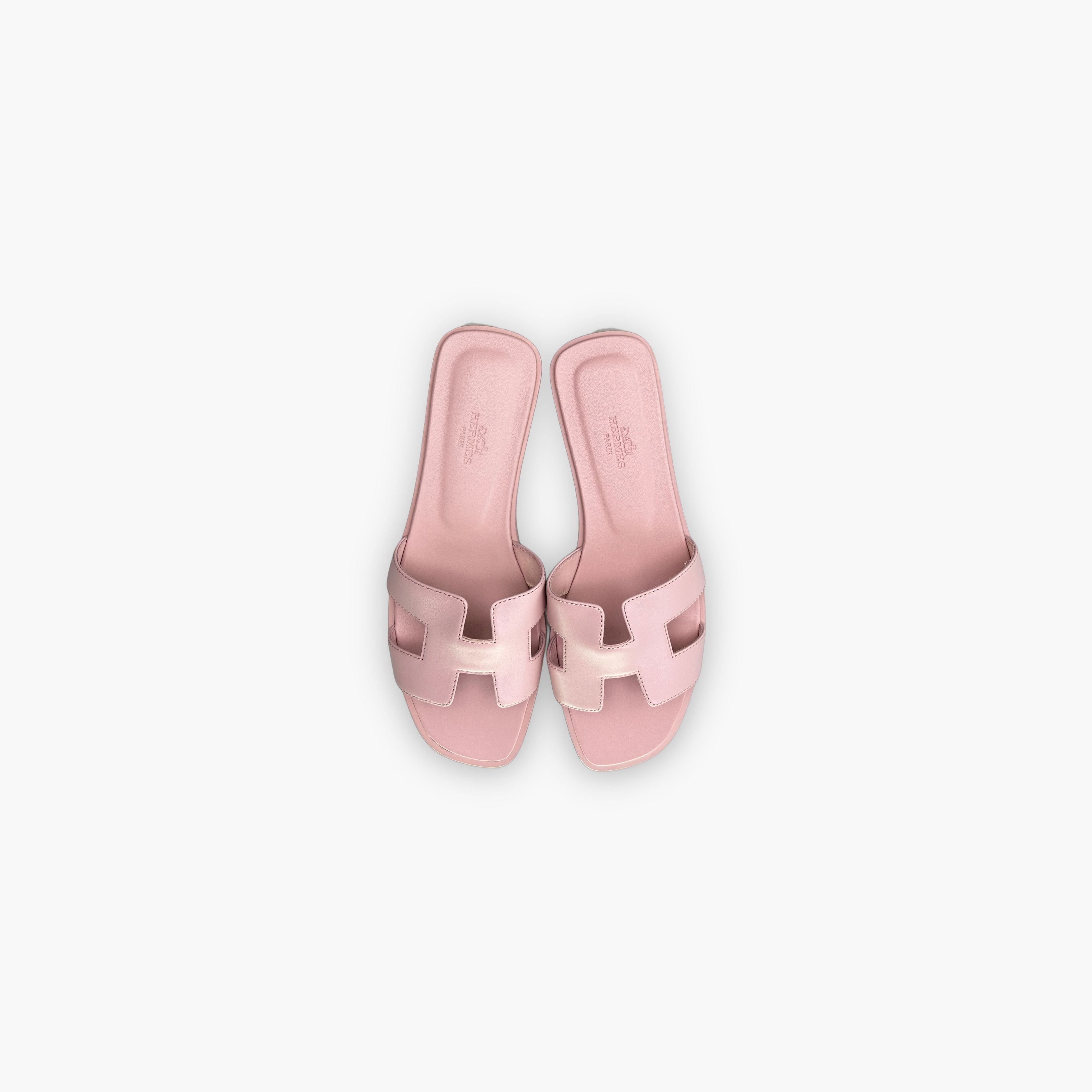Hermes Hermès Oran Leather Sandals Size 38 Size US 8 / IT 38 - 9 Thumbnail