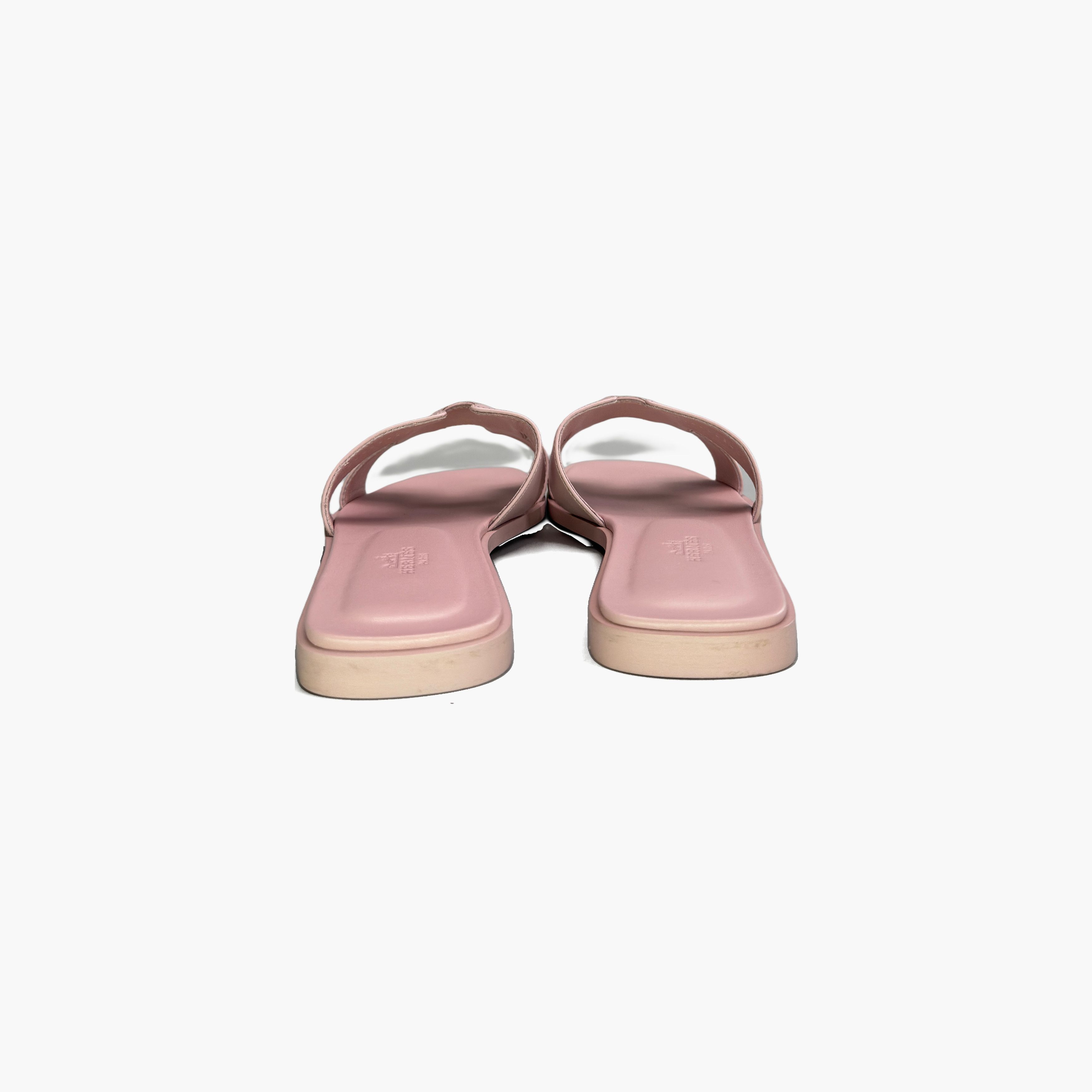 Hermes Hermès Oran Leather Sandals Size 38 Size US 8 / IT 38 - 6 Thumbnail