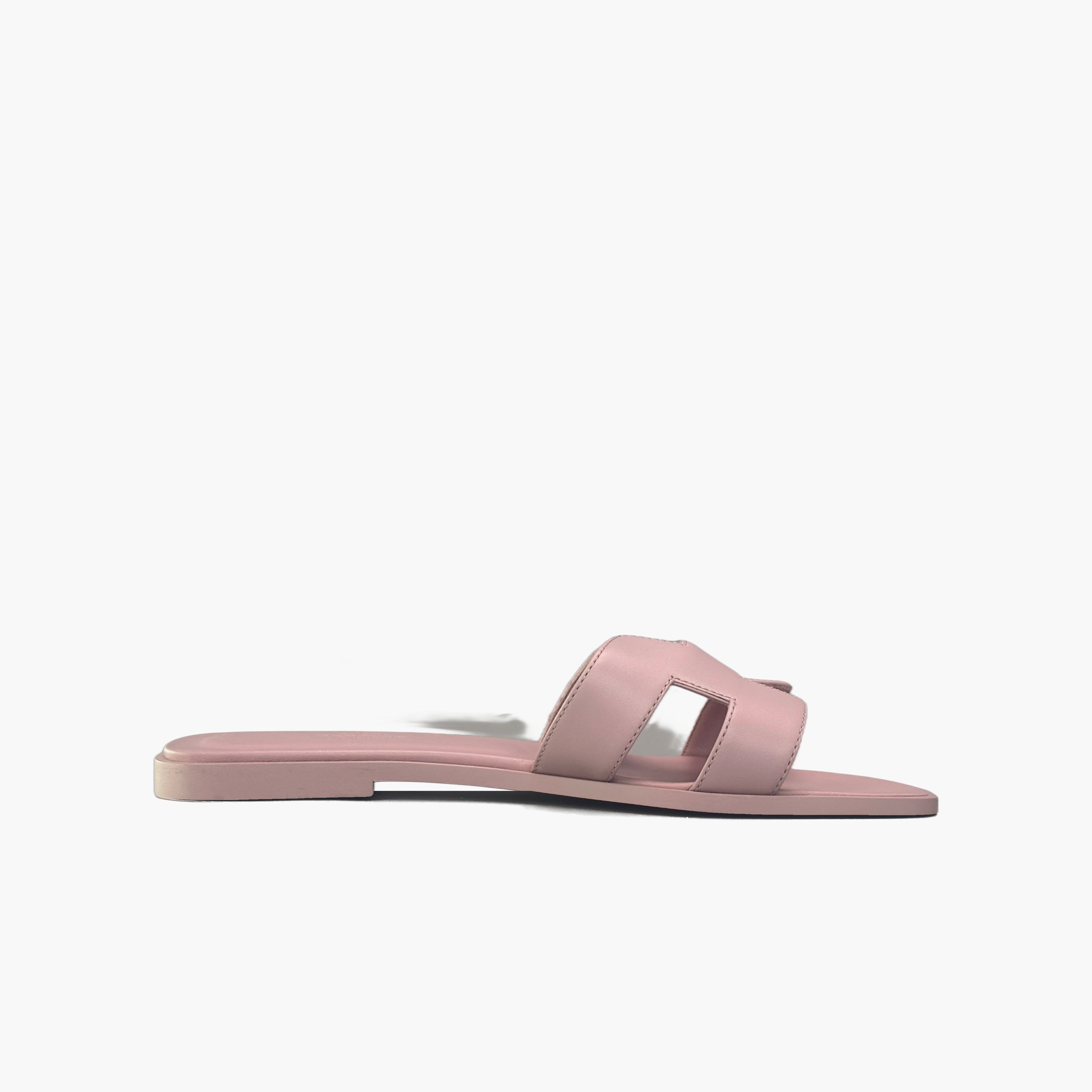 Hermes Hermès Oran Leather Sandals Size 38 Size US 8 / IT 38 - 2 Thumbnail