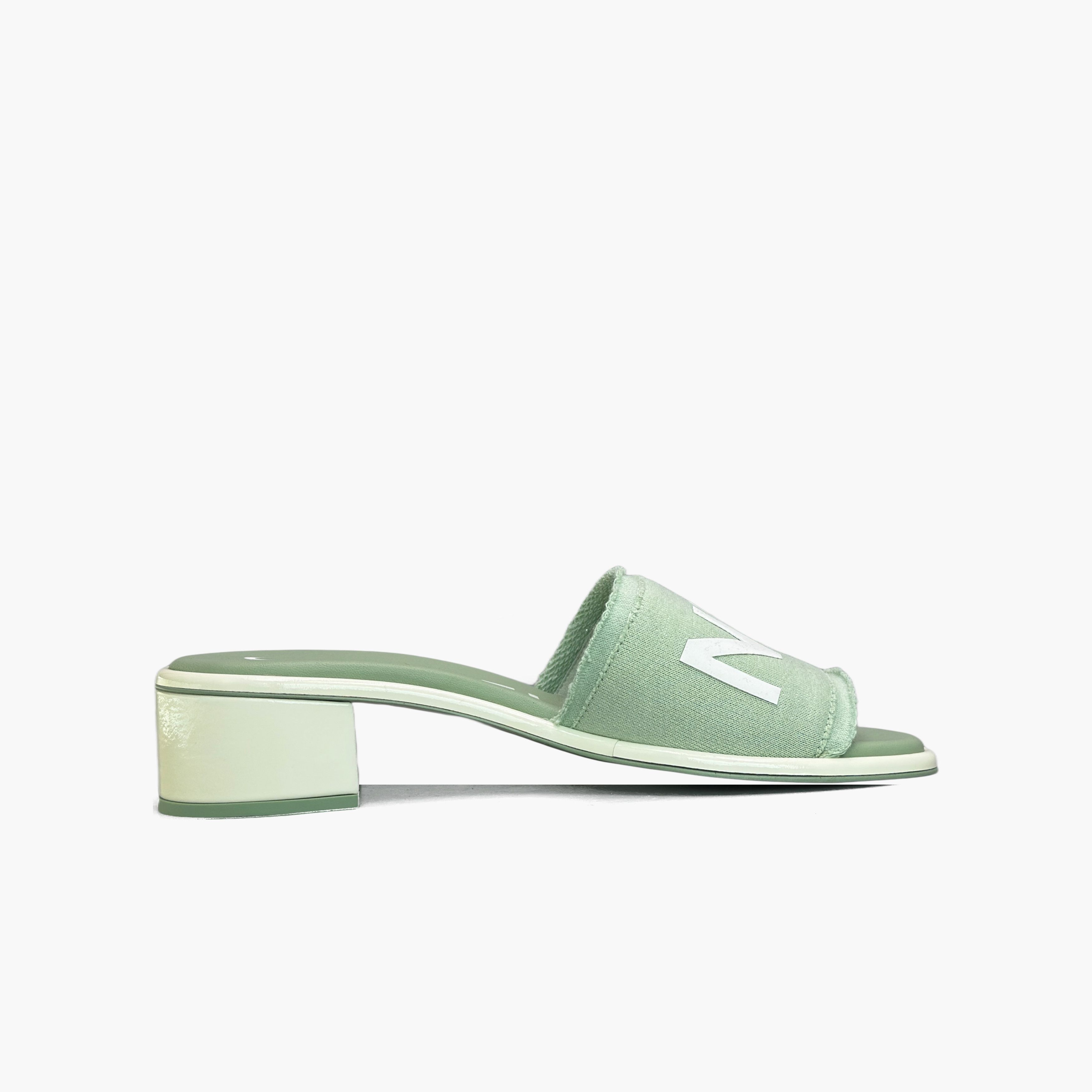 Chanel CHANEL Logo Canvas Sandals Size 37.5 Size US 7.5 / IT 37.5 - 2 Thumbnail
