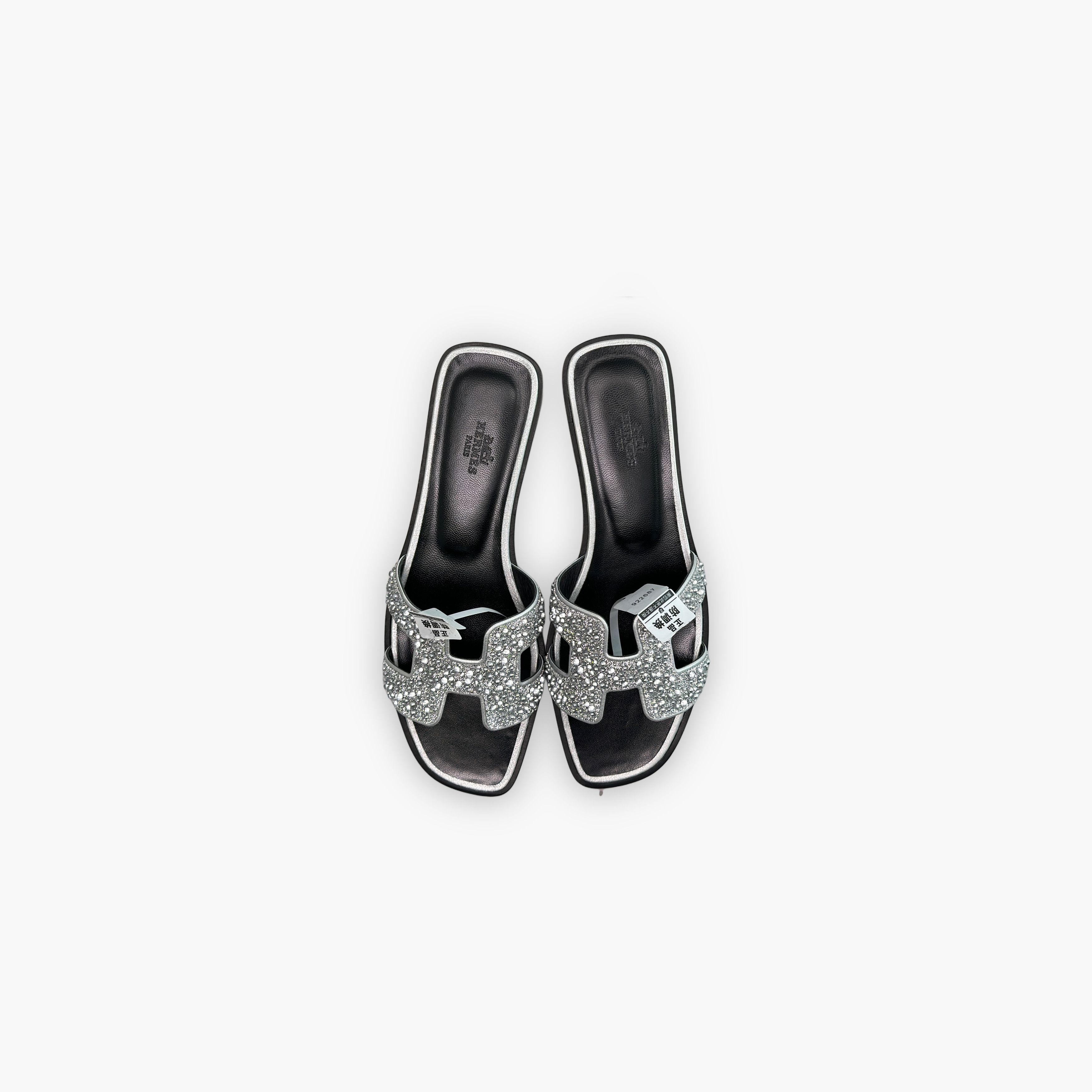 Hermes Hermès Crystal Embellished Sandals Size 38.5 Size US 8.5 / IT 38.5 - 9 Thumbnail