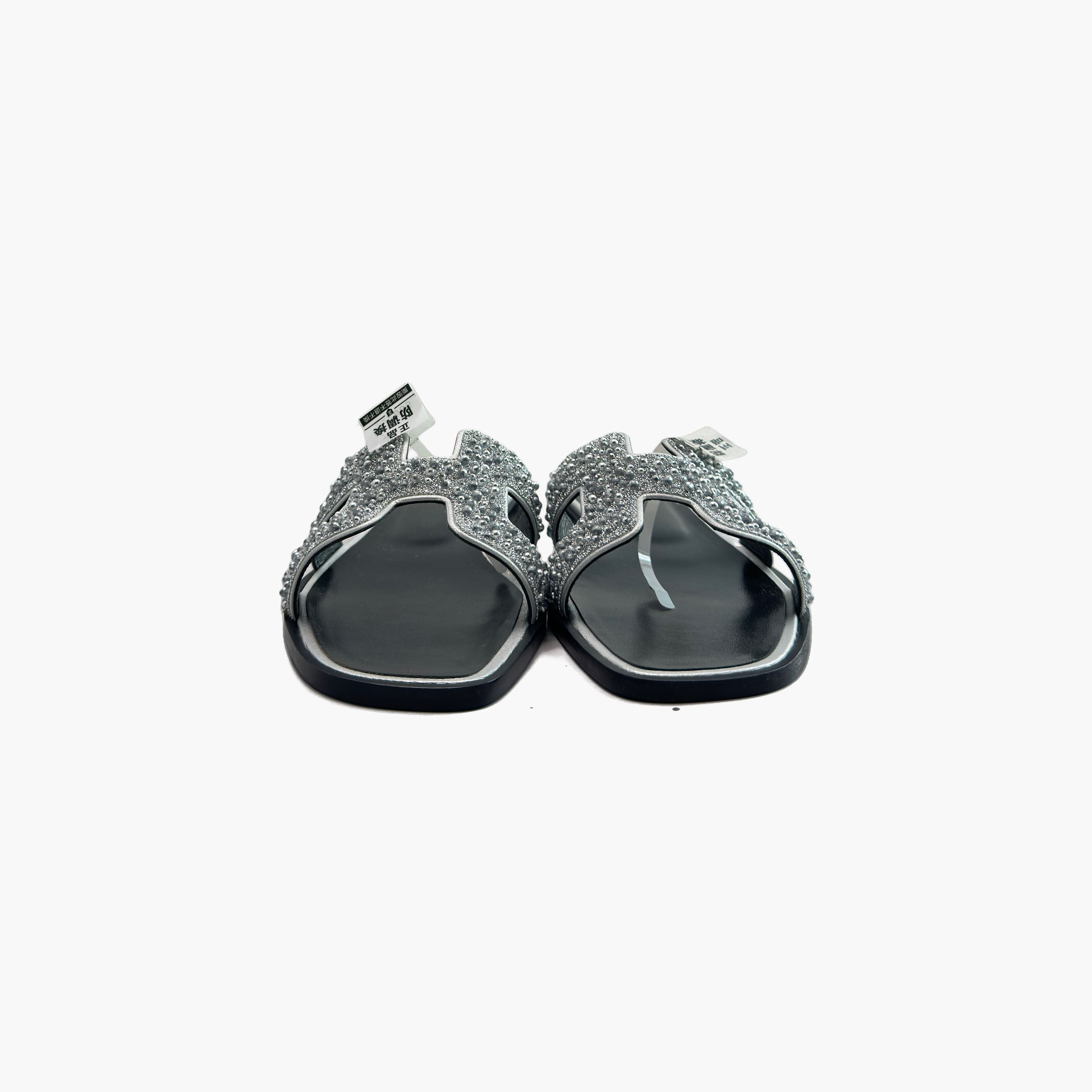 Hermes Hermès Crystal Embellished Sandals Size 38.5 Size US 8.5 / IT 38.5 - 5 Thumbnail