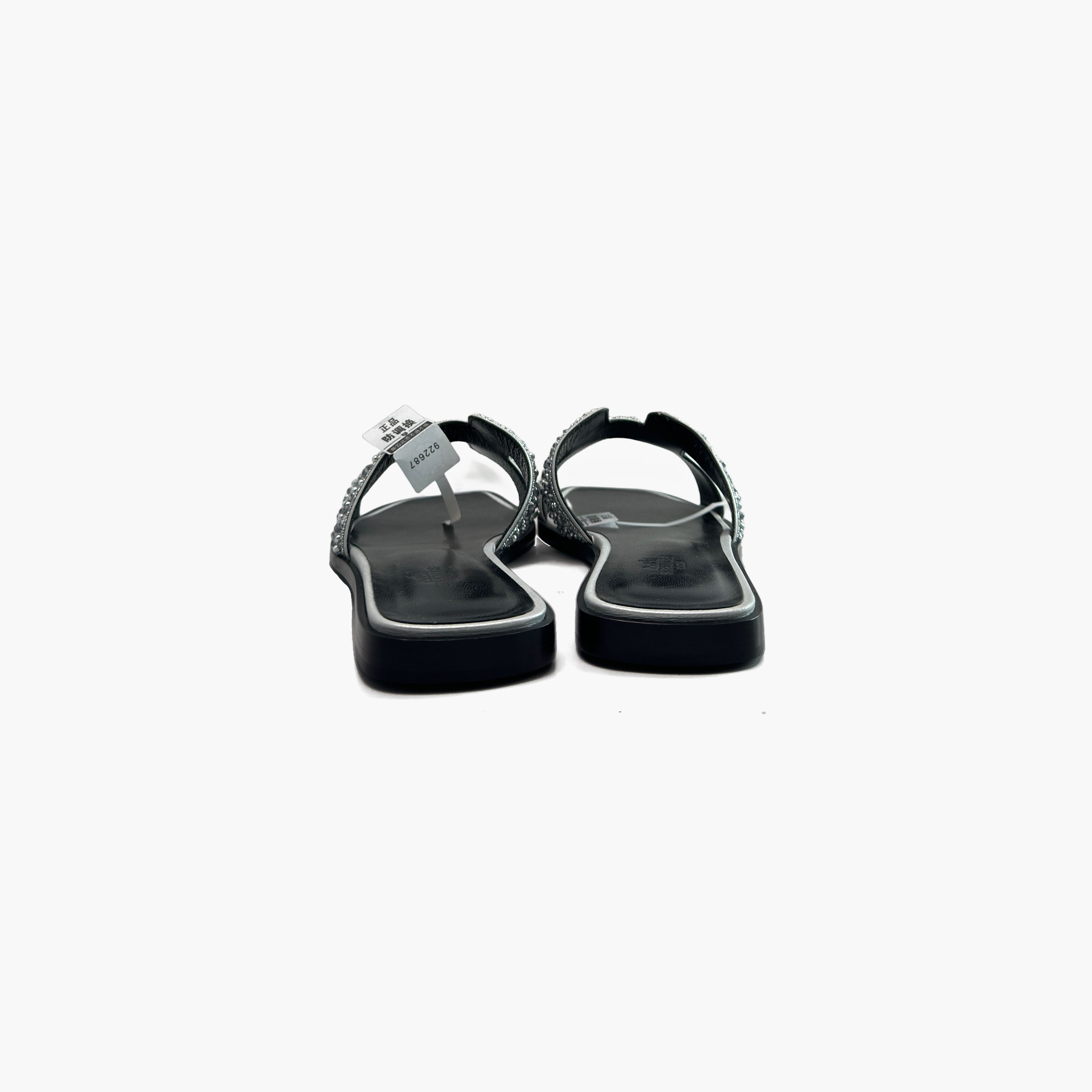 Hermes Hermès Crystal Embellished Sandals Size 38.5 Size US 8.5 / IT 38.5 - 6 Thumbnail