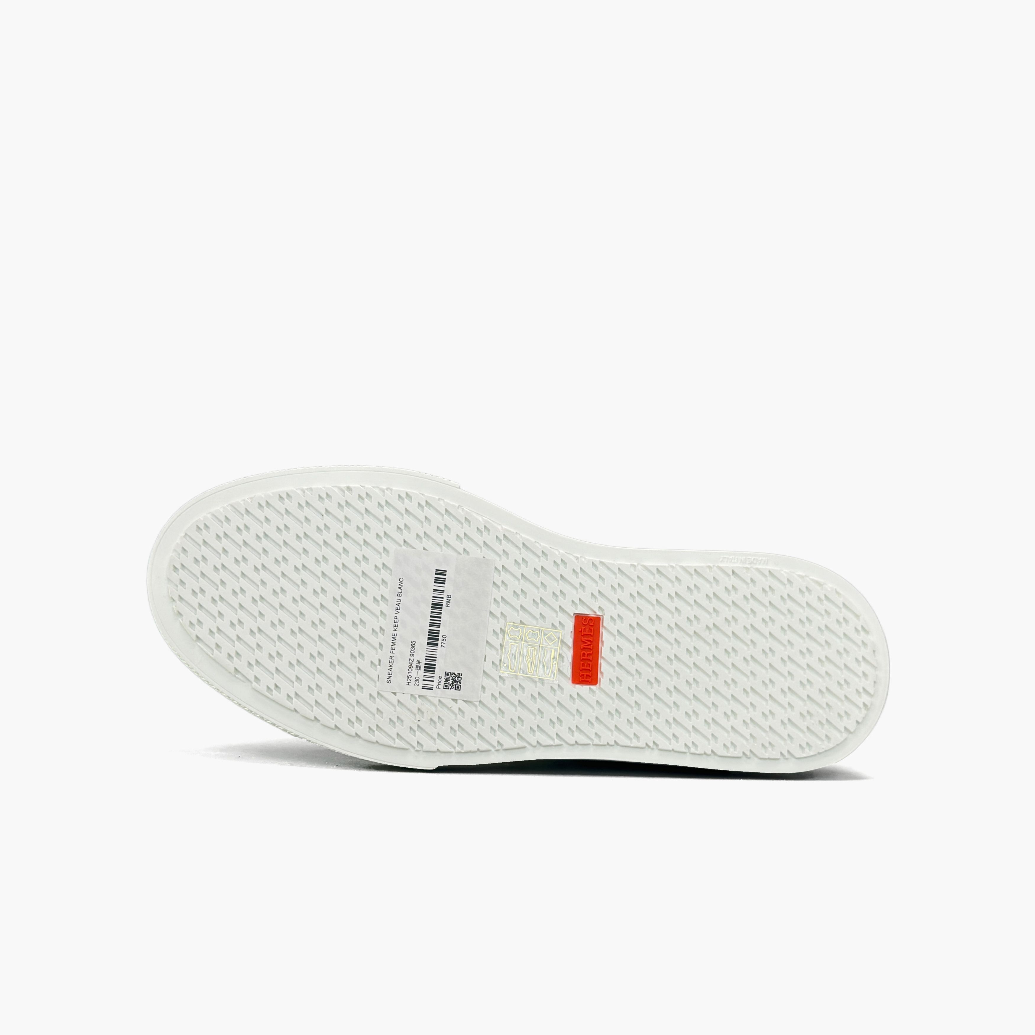 Hermes Hermès Keep White Leather Slip Ons Size 36.5 Size US 6.5 / IT 36.5 - 8 Thumbnail