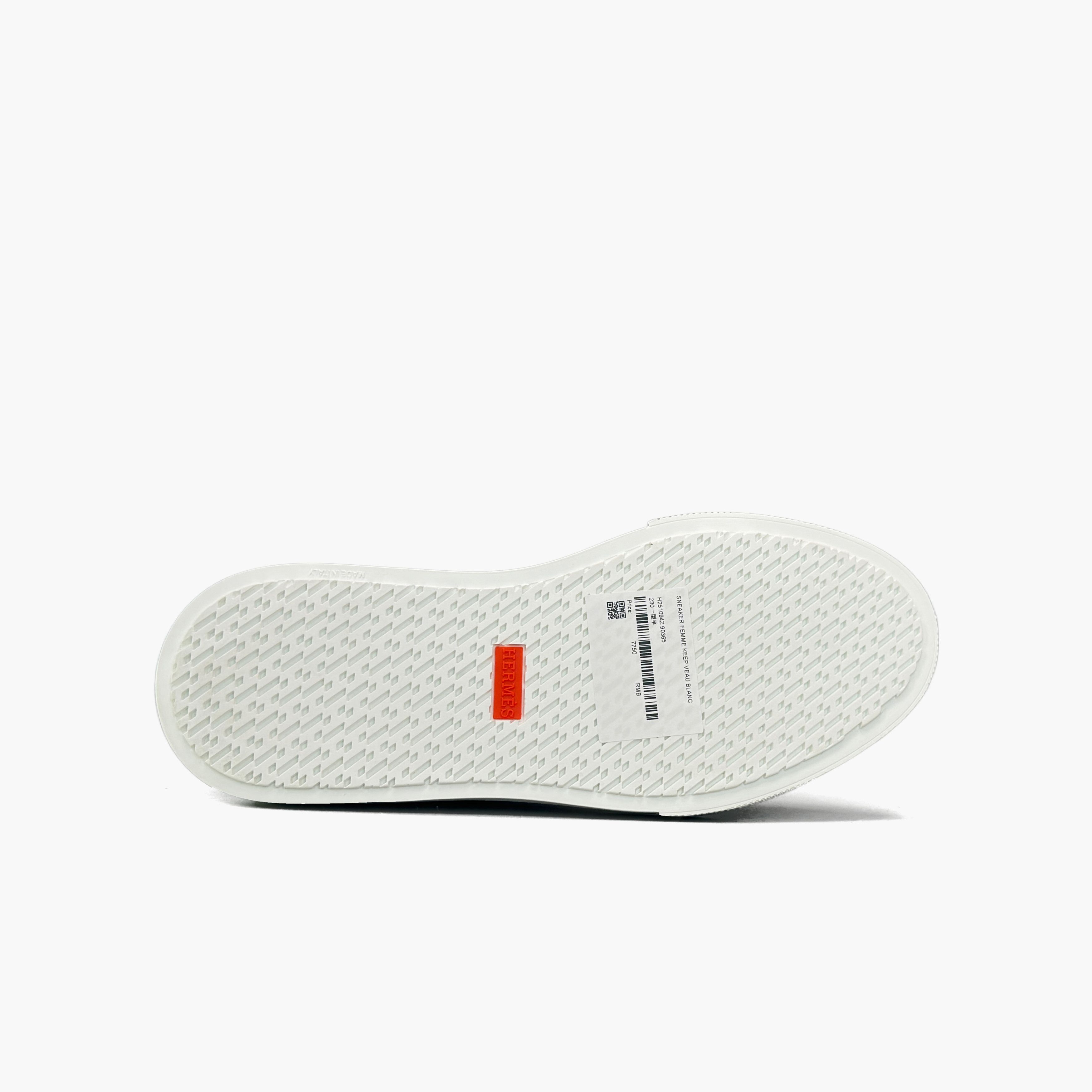 Hermes Hermès Keep White Leather Slip Ons Size 36.5 Size US 6.5 / IT 36.5 - 7 Thumbnail