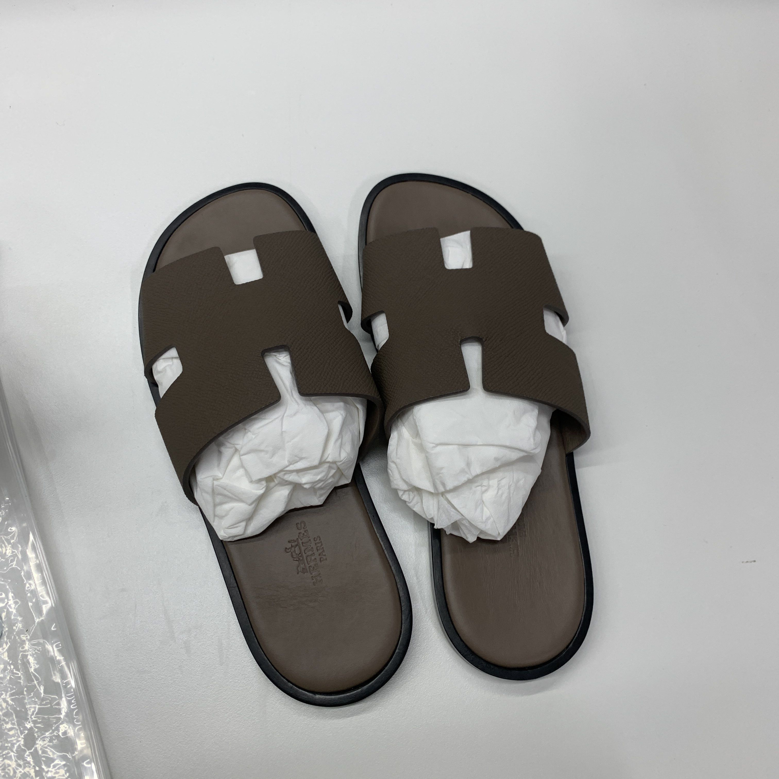 Hermes Hermès Izmir H-Cutout Leather Sandals Size 6.5 Size US 6.5 / EU 39-40 - 11 Thumbnail