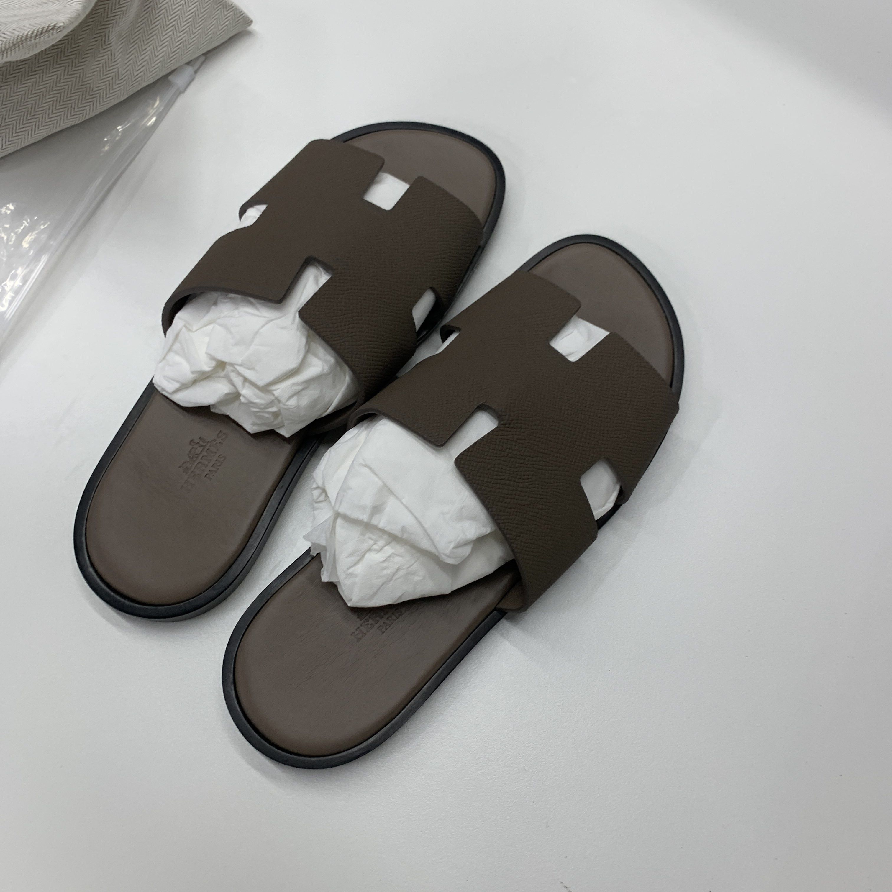 Hermes Hermès Izmir H-Cutout Leather Sandals Size 6.5 Size US 6.5 / EU 39-40 - 12 Thumbnail