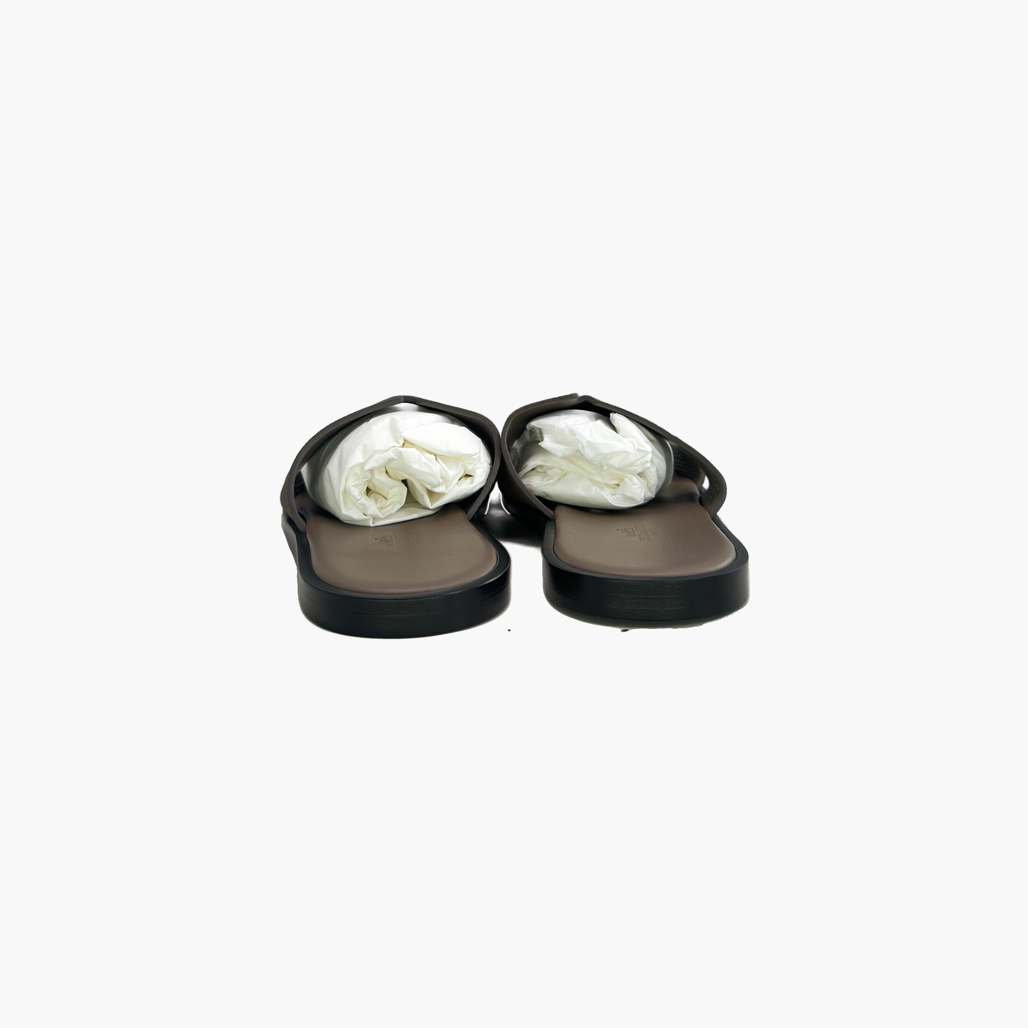 Hermes Hermès Izmir H-Cutout Leather Sandals Size 6.5 Size US 6.5 / EU 39-40 - 6 Thumbnail