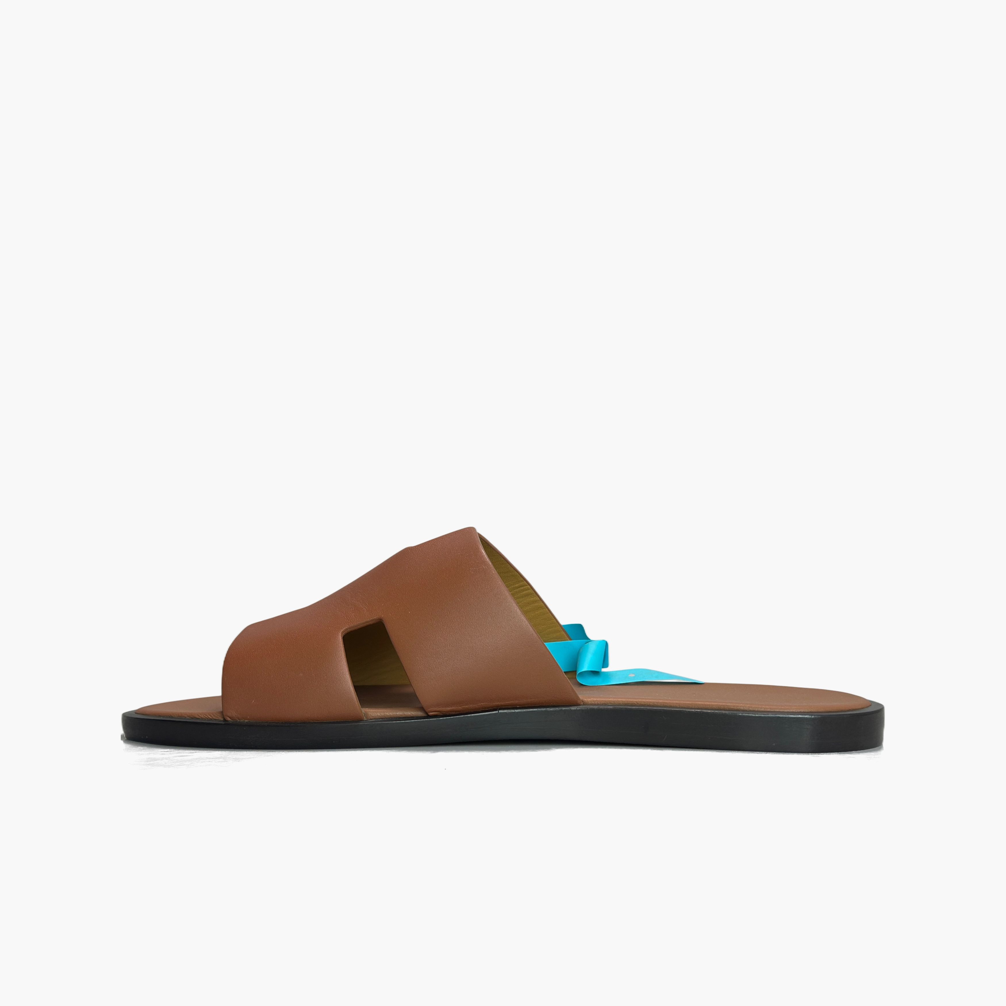 Hermes Hermès Izmir Leather Sandals Size 42 Size US 9 / EU 42 - 3 Thumbnail