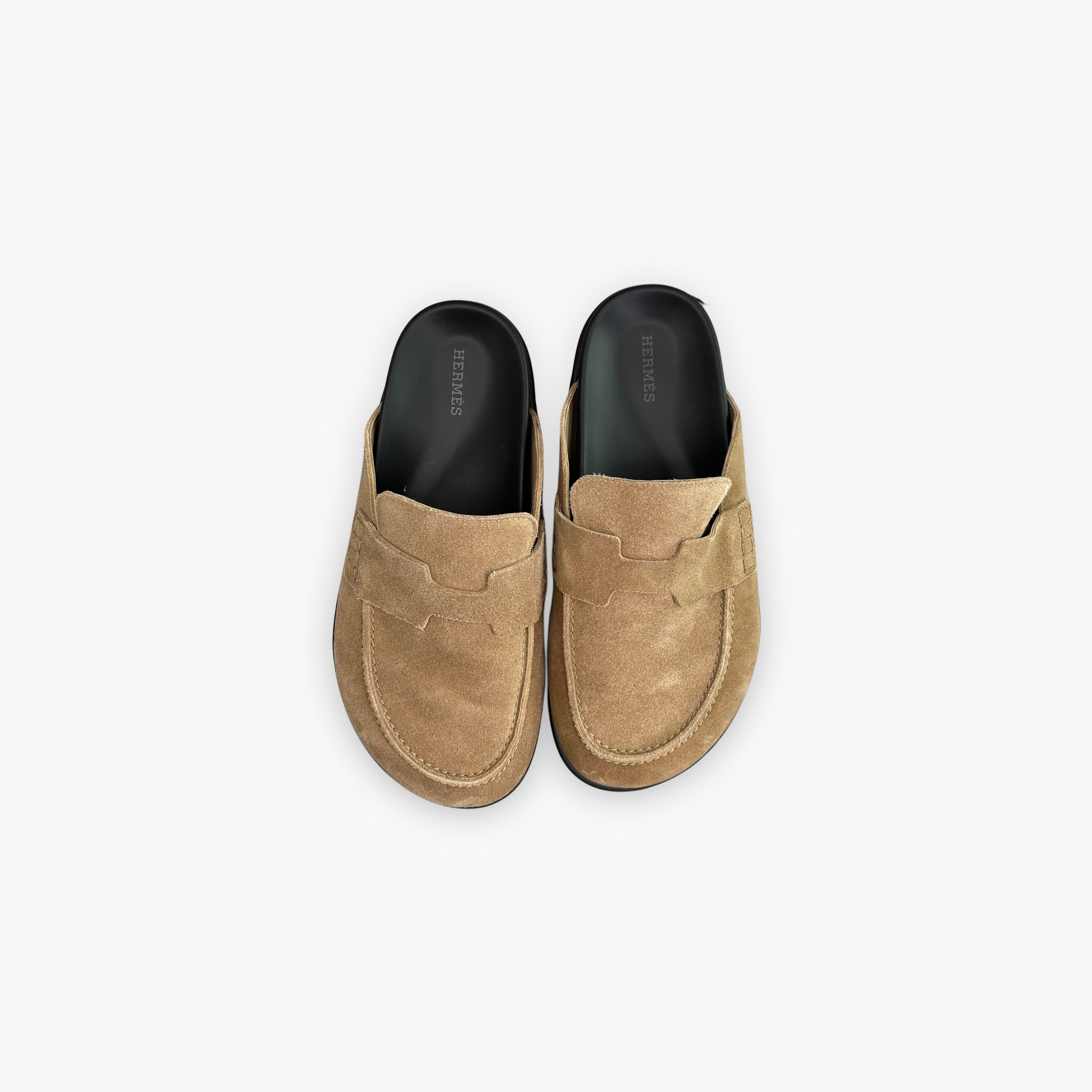 Hermes Hermès Go Suede Mules Size 38 Size US 8 / IT 38 - 9 Thumbnail